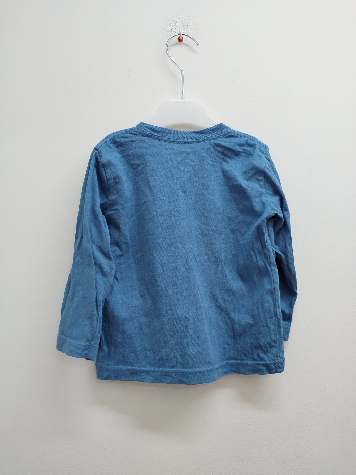 T-shirt manches longues Quiksilver bleu avec impression Taille 12/18 Mois