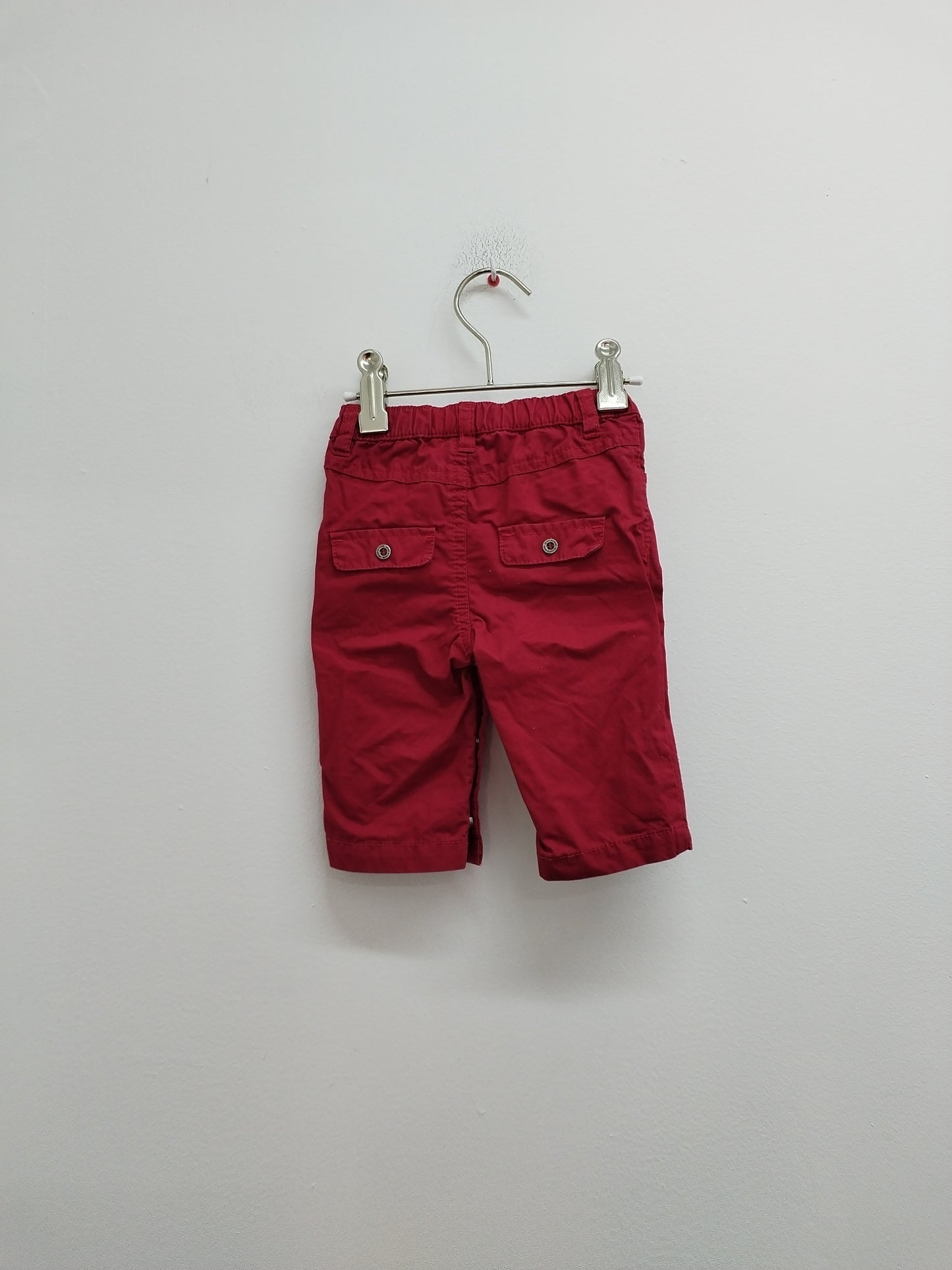 Pantalon Kitchoun rouge foncé Taille 3 Mois