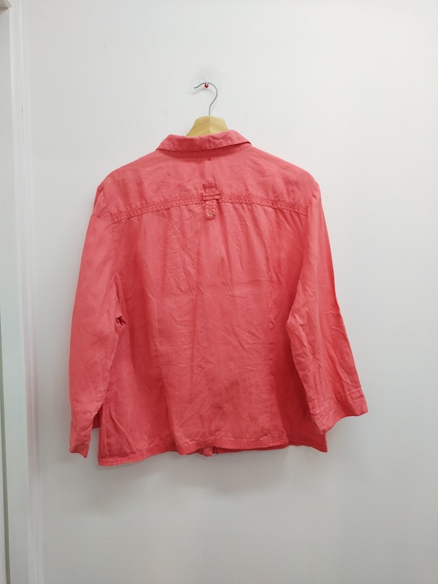 Chemise manches 3/4 Patrice Bréal corail Taille 46