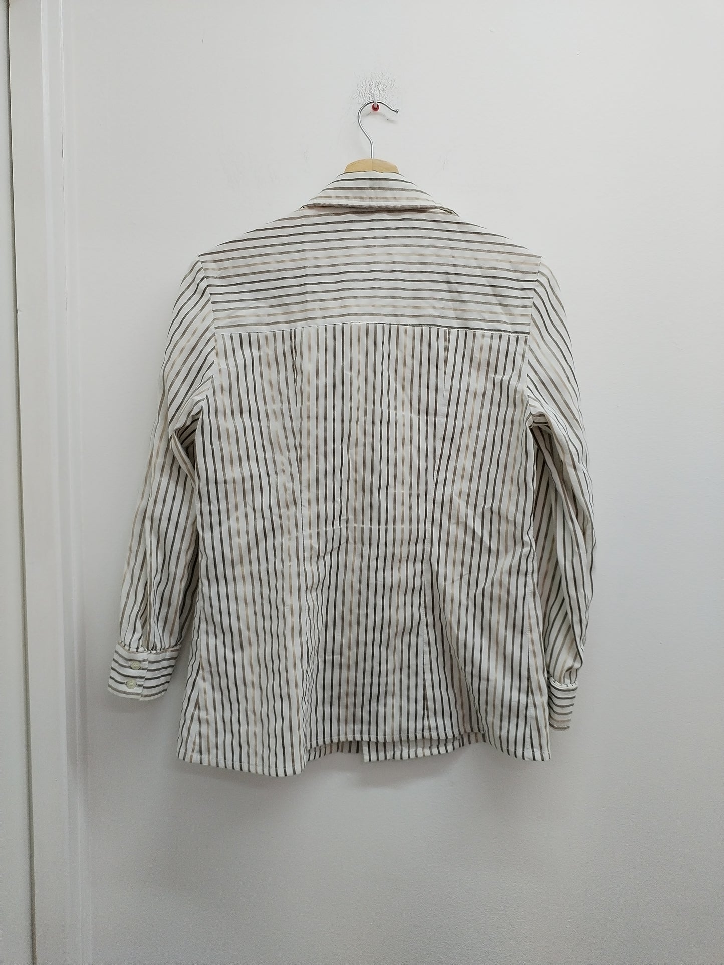 Chemise Burton blanche rayée Taille M