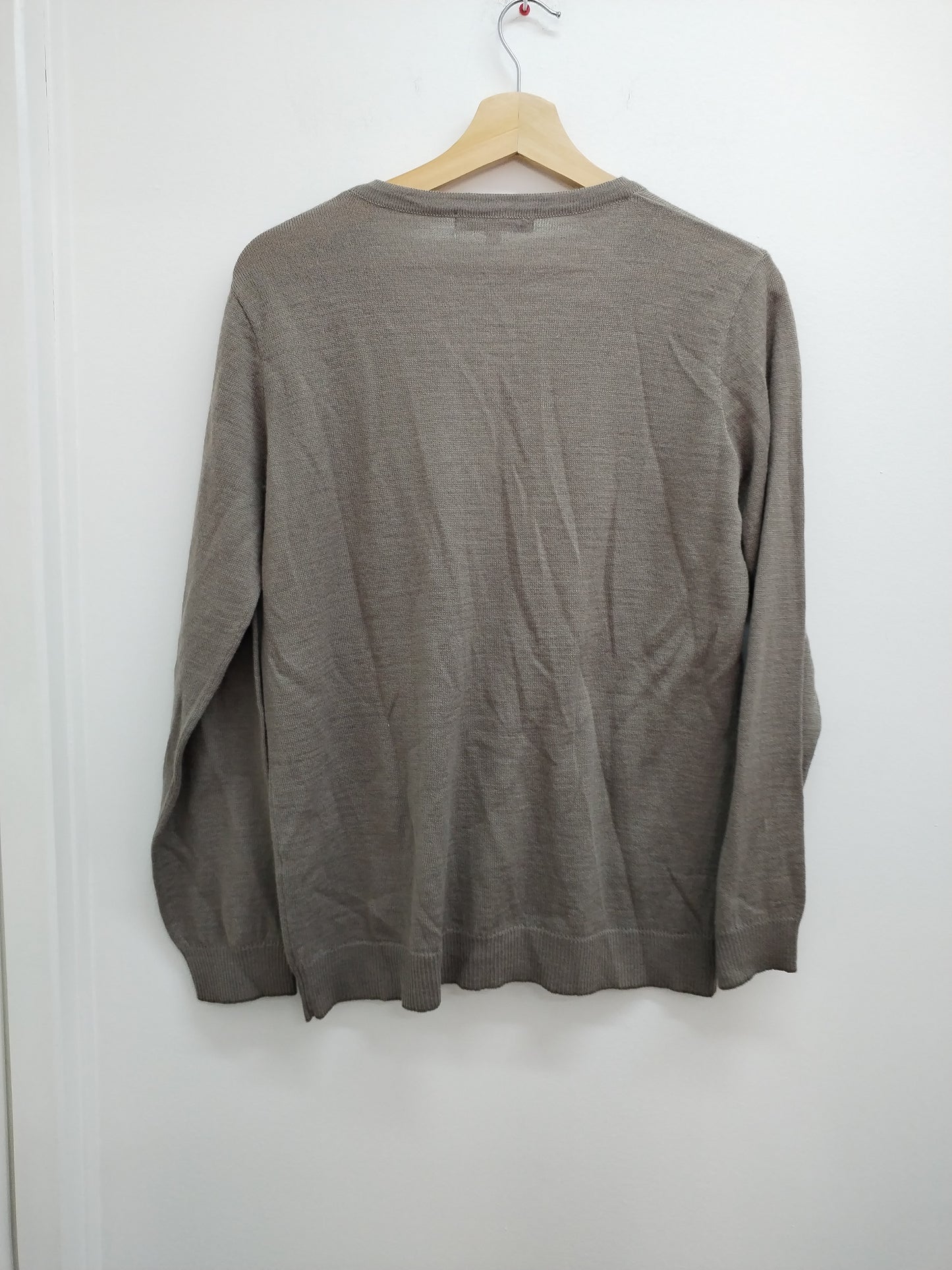 Gilet Scottage marron avec broderie Taille L