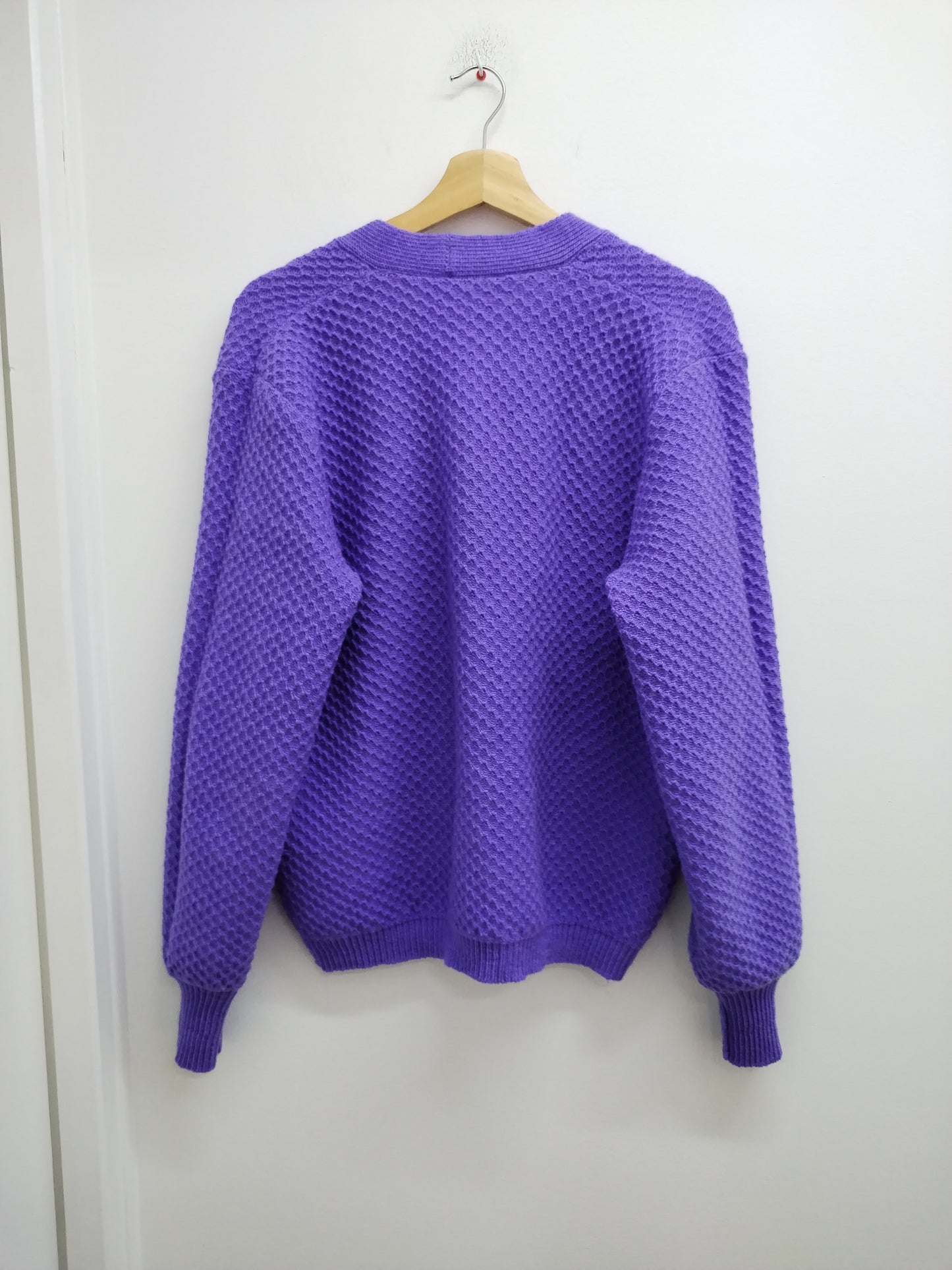 Gilet en mailles violet Taille XL