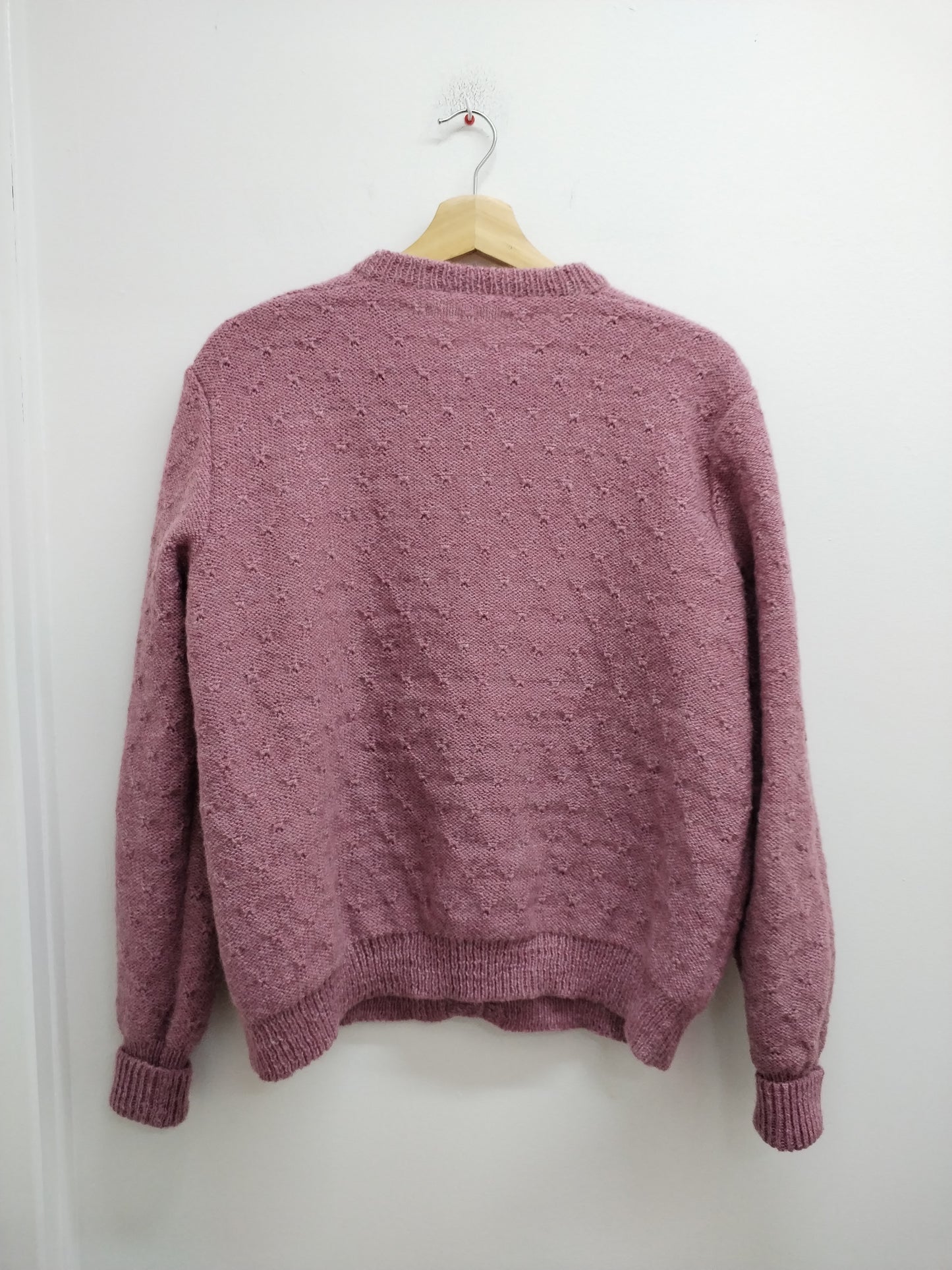 Gilet en mailles vieux rose Taille XL