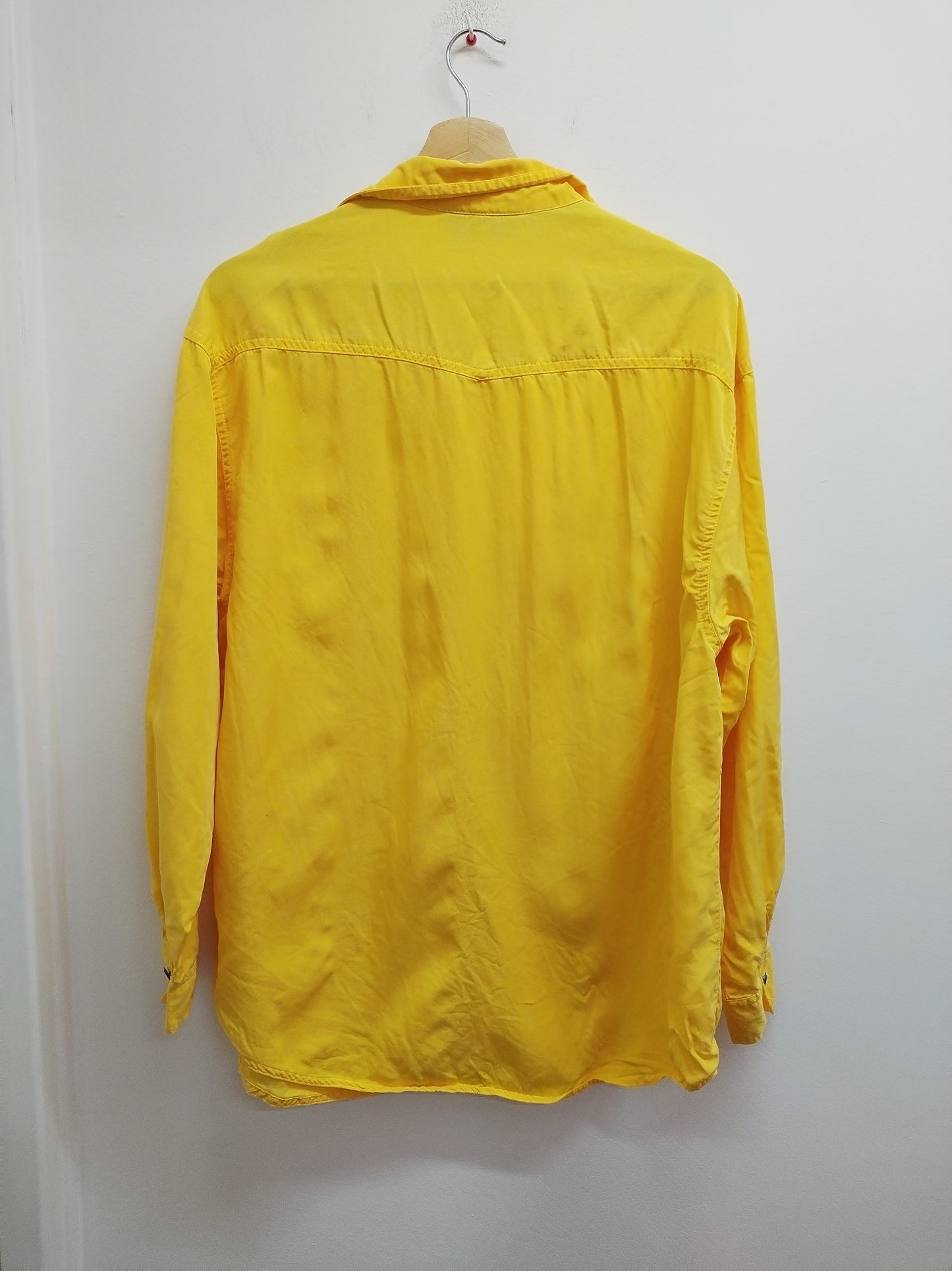Chemise manches longues Sinéquanone jaune orangé Taille 40