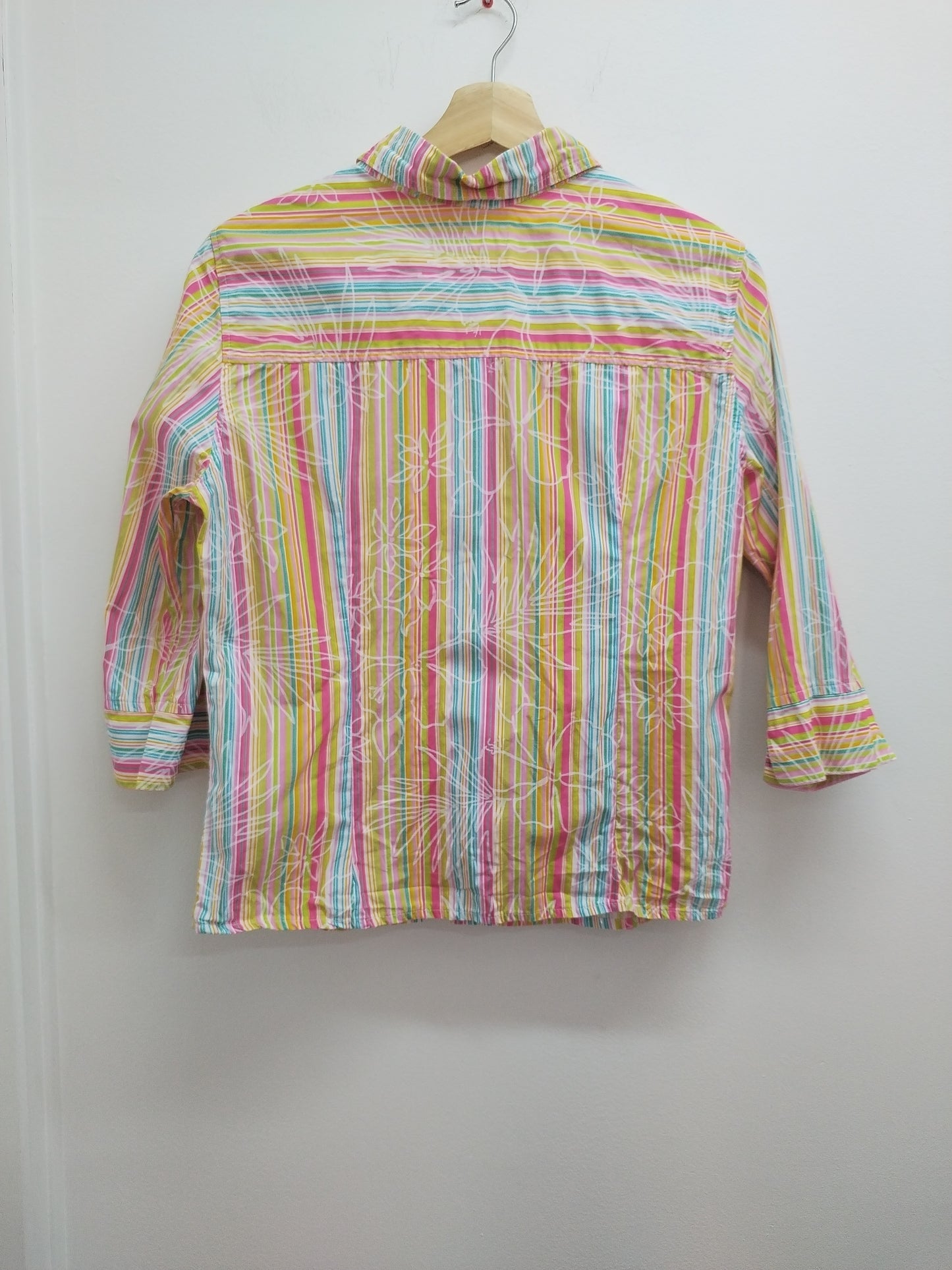 Chemise Banana Moon rayée muticolore Taille L