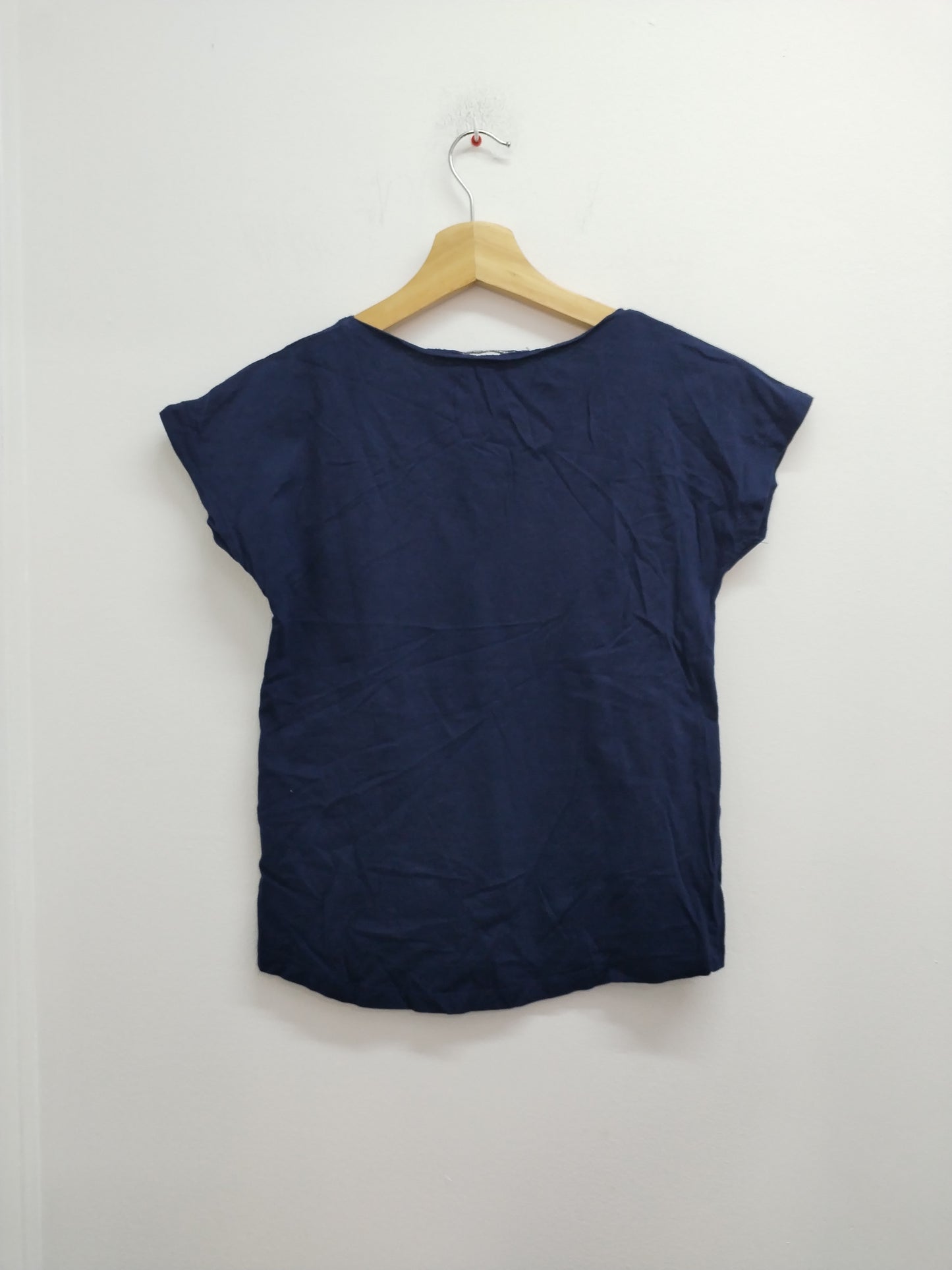 T-shirt Lilou Secret bleu marine avec impression Taille 14 Ans