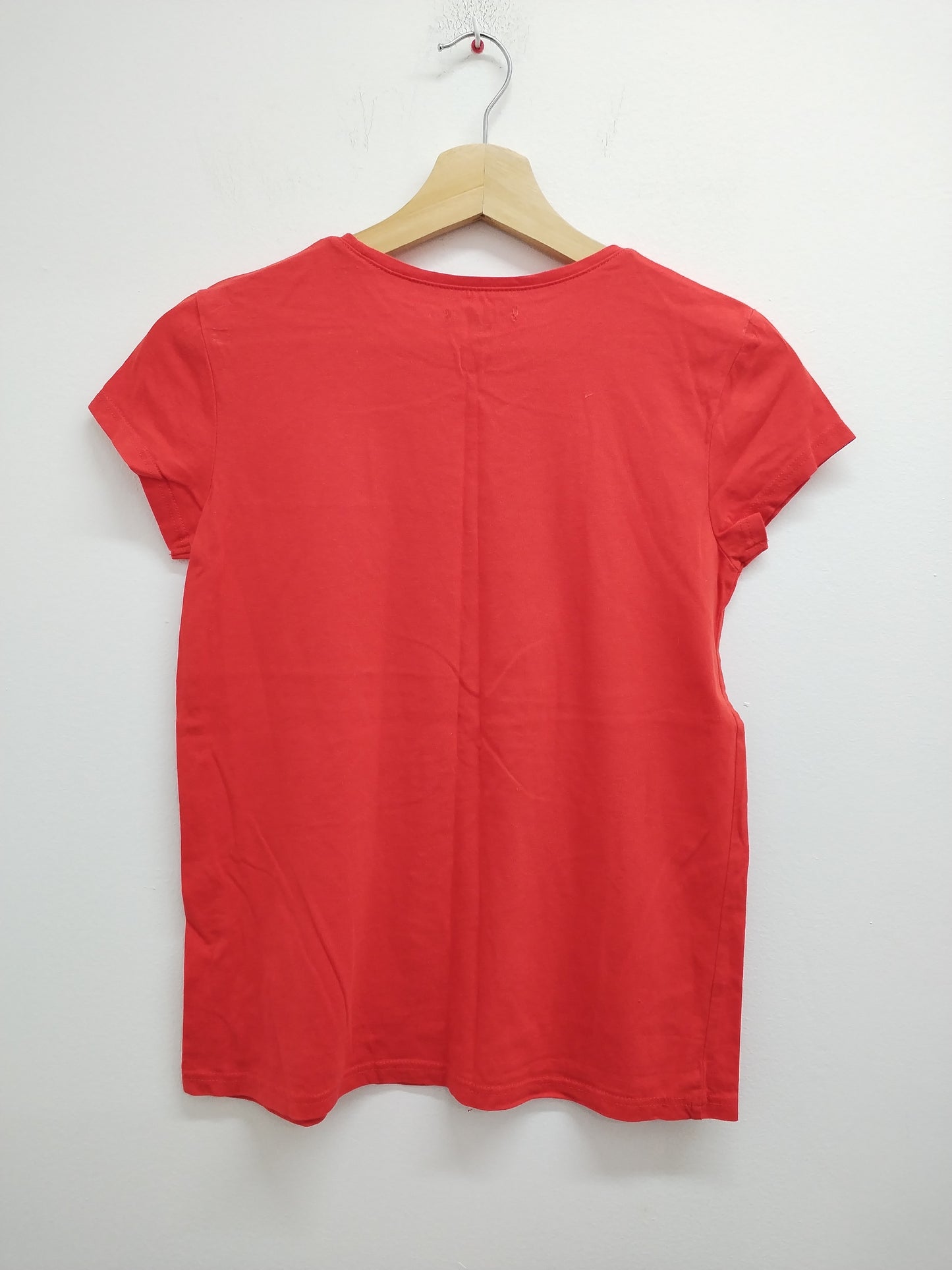 T-shirt Kiabi rouge avec impression Taille 14 Ans