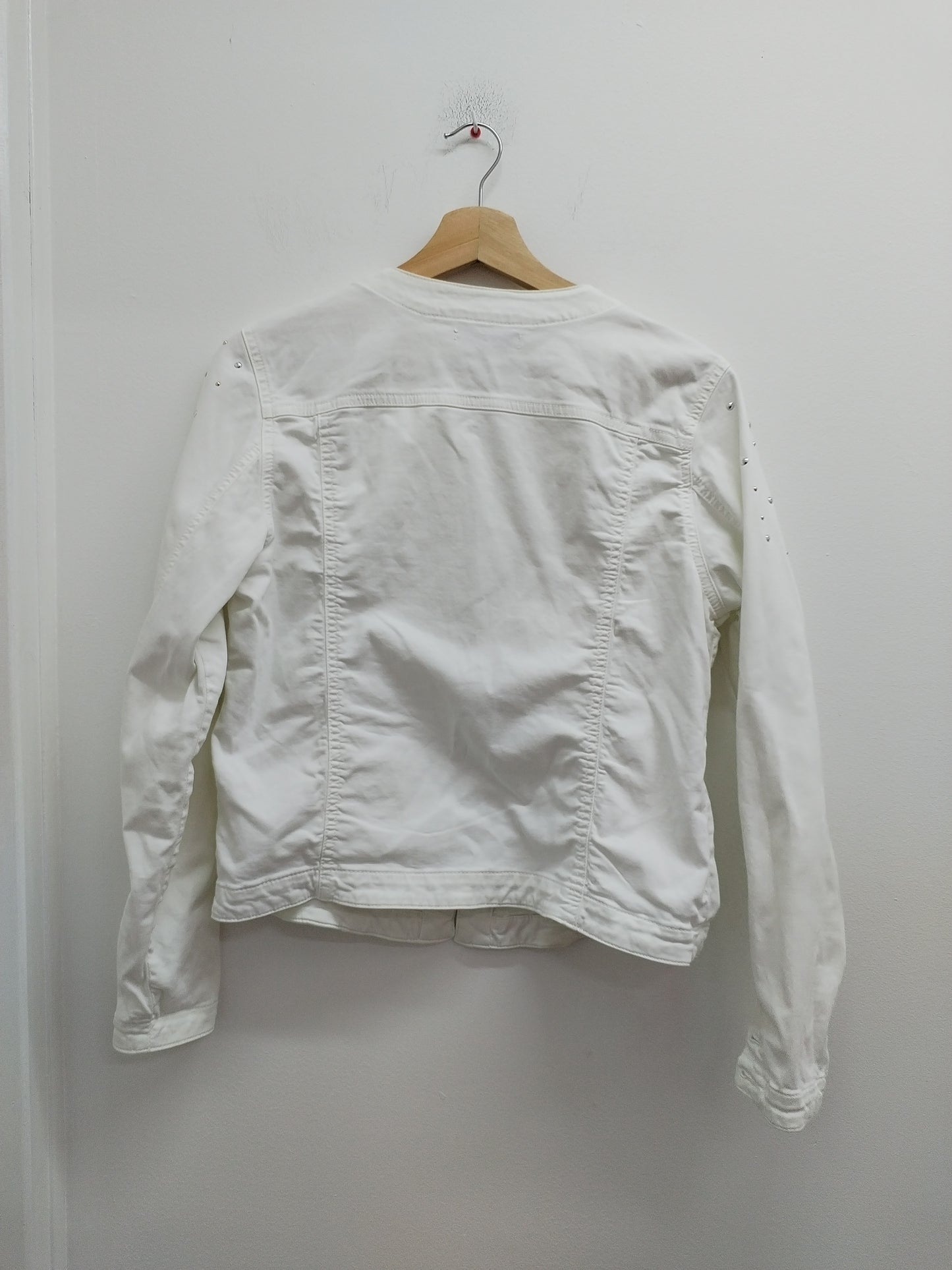 Veste en jeans Julie Guerlande blanche Taille M