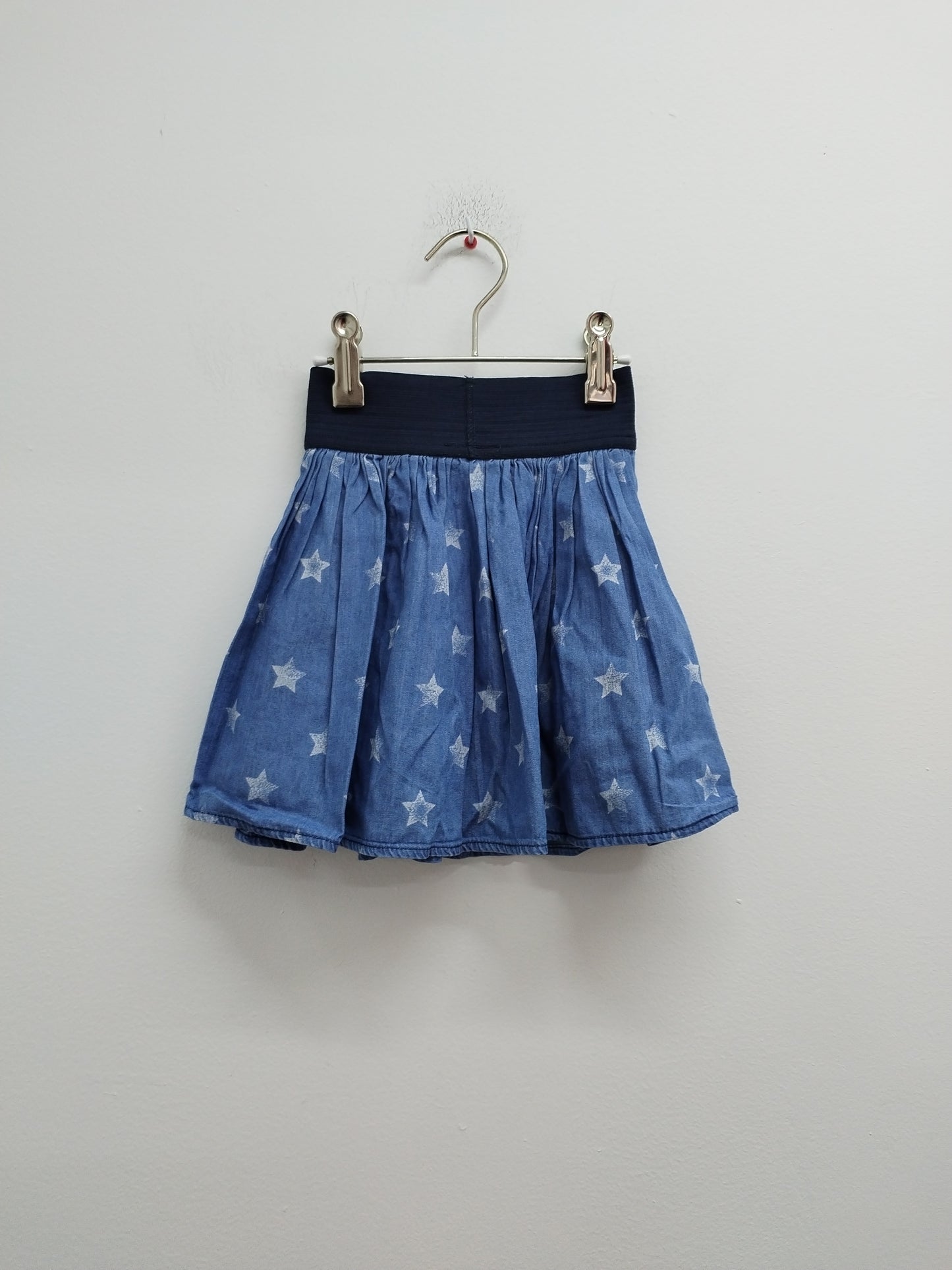 Jupe bleu jeans avec motifs étoiles Taille 3 Ans