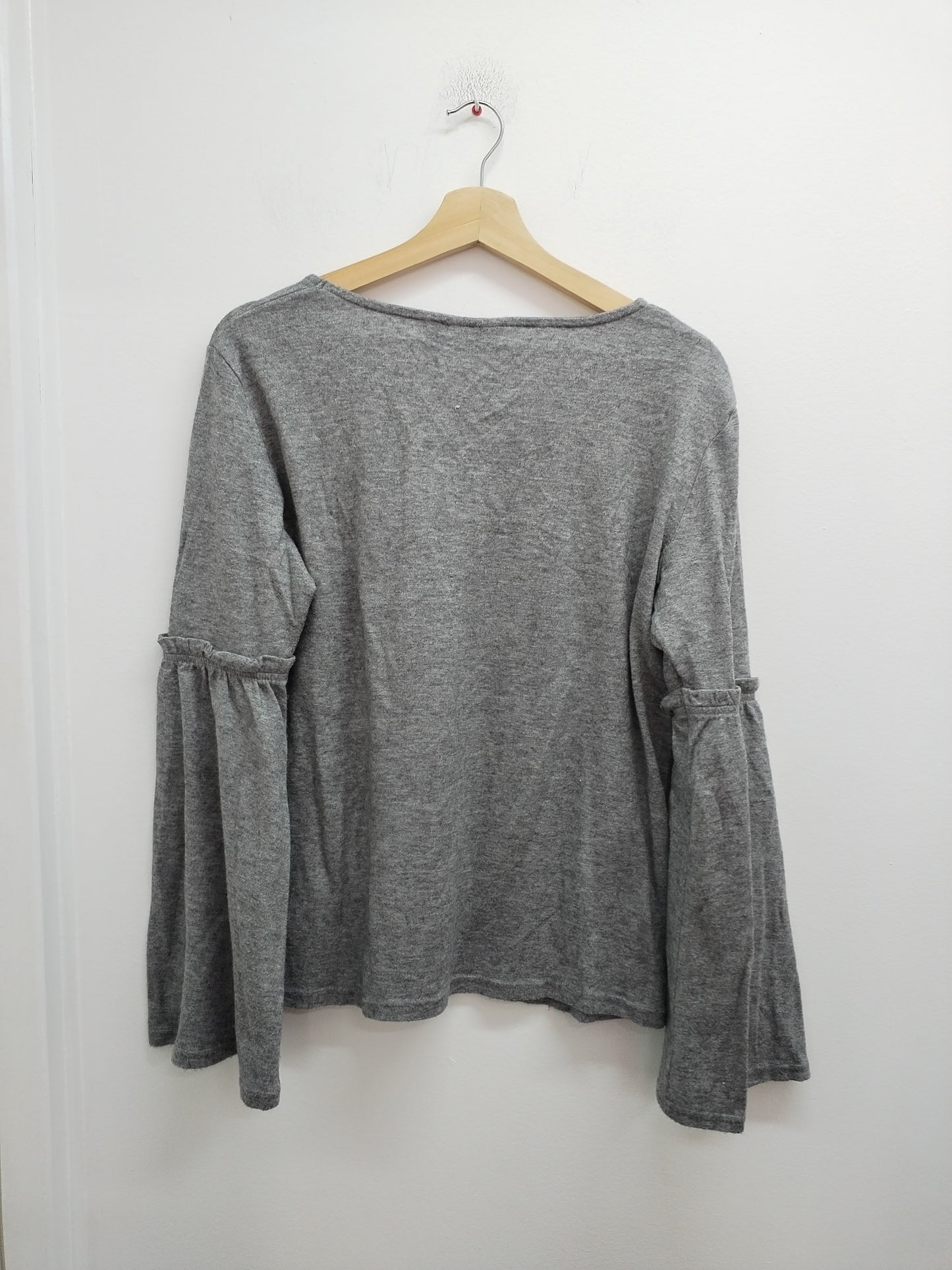 Pull fin manches larges Kiabi gris Taille L