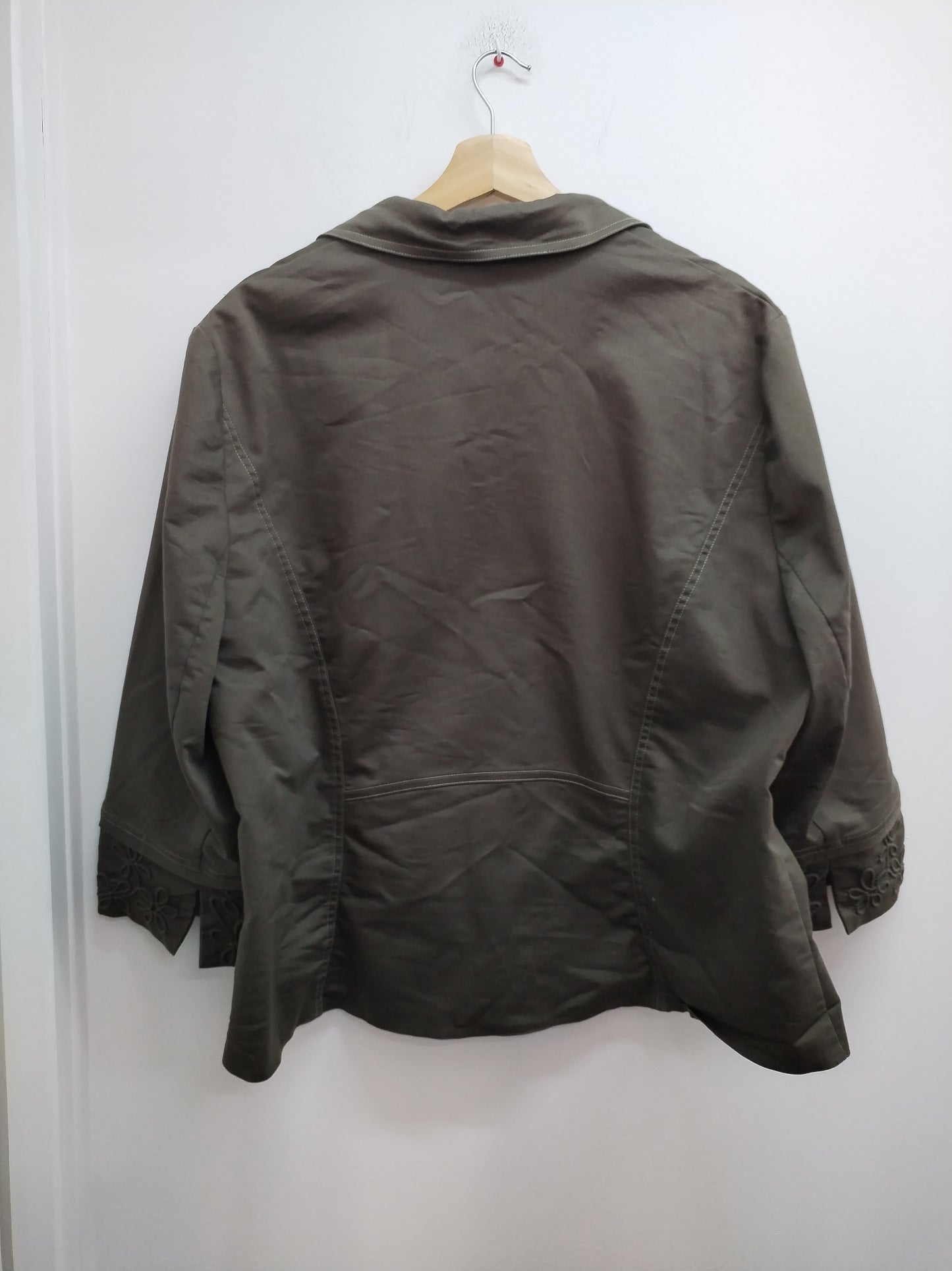 Veste manches 3/4 Christine Laure kaki Taille 50