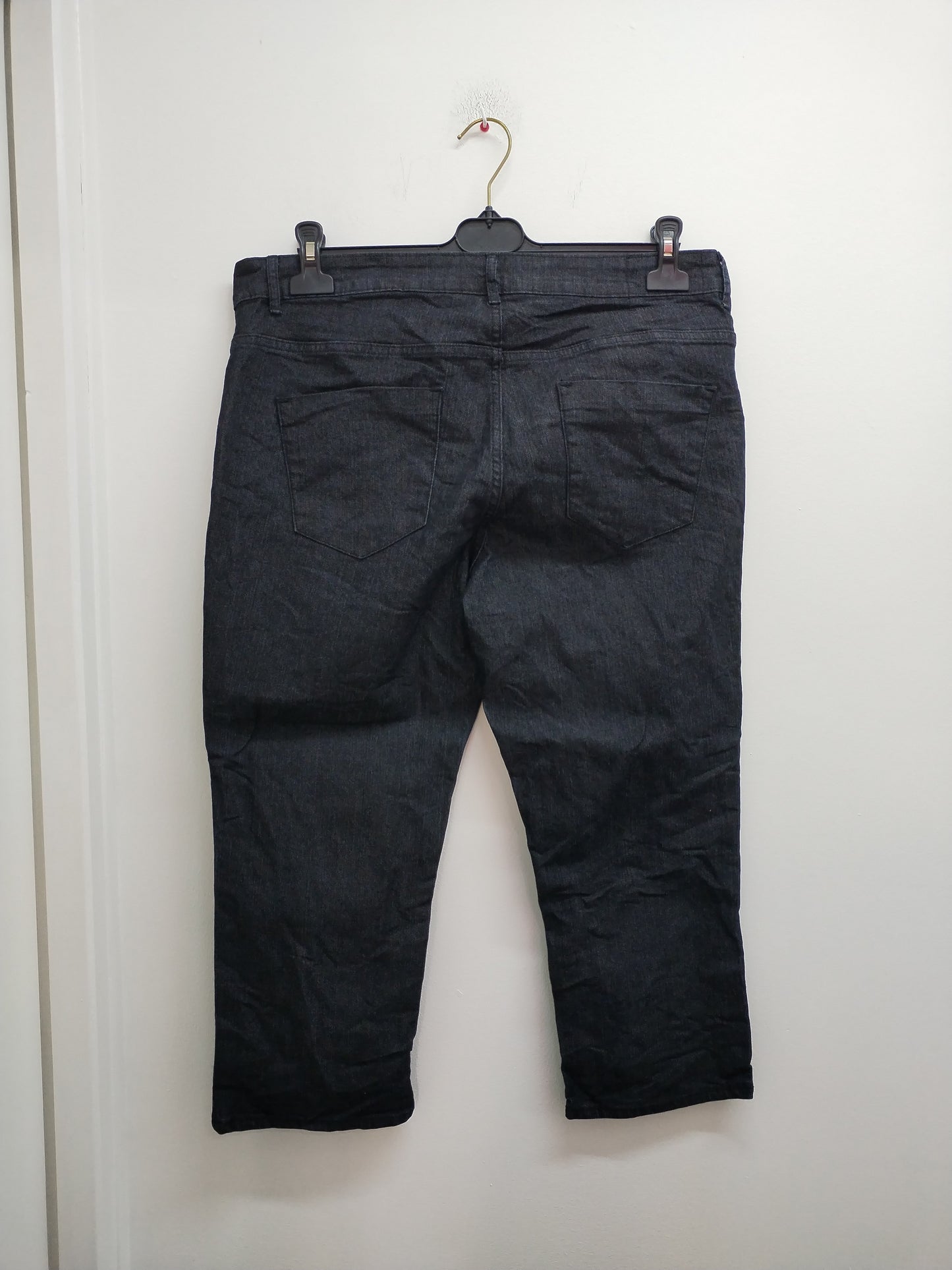 Pantacourt en jeans Kiabi gris anthracite Taille 46