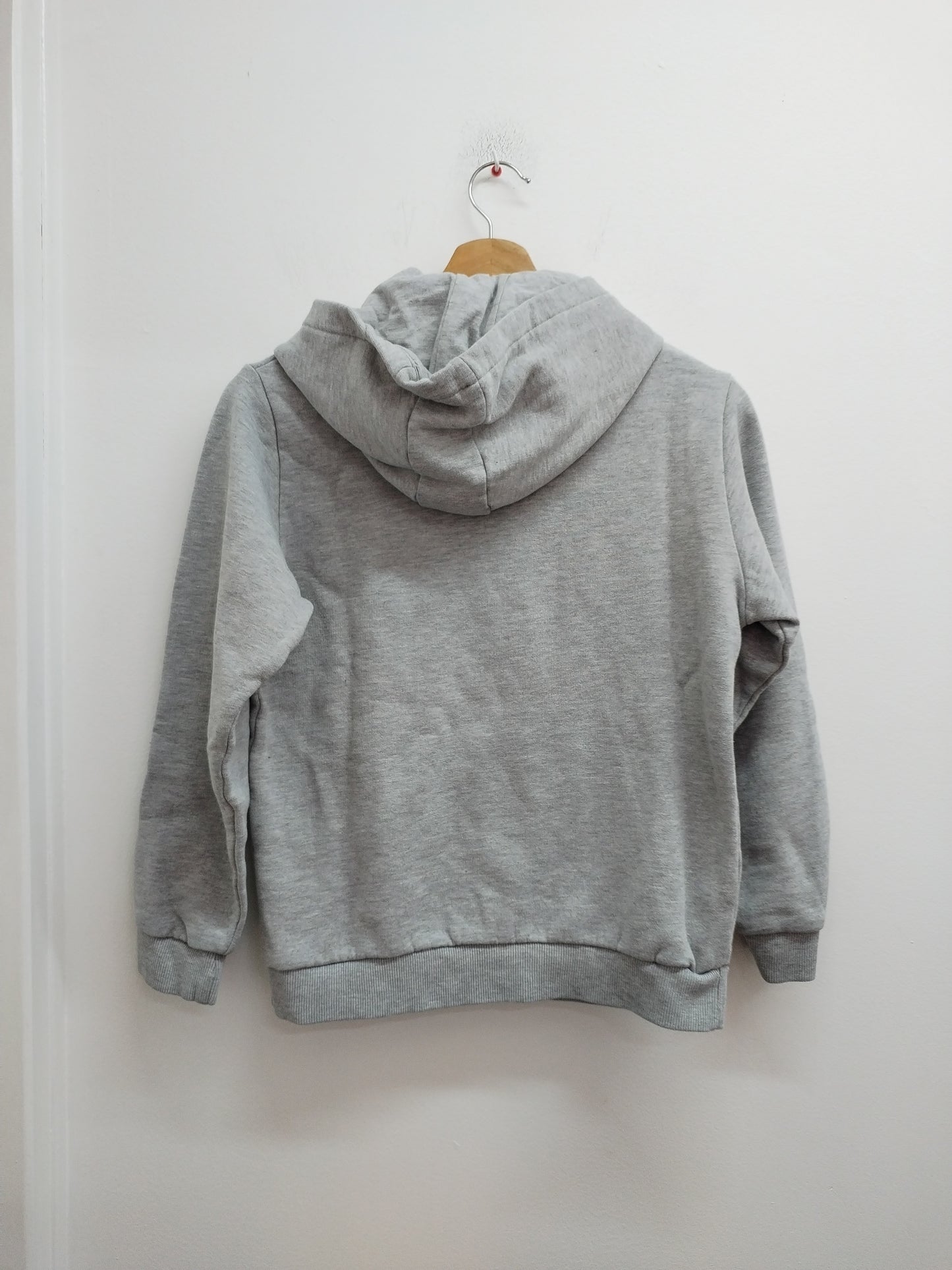 Sweat à capuche Nasa gris avec impression Taille 12 Ans