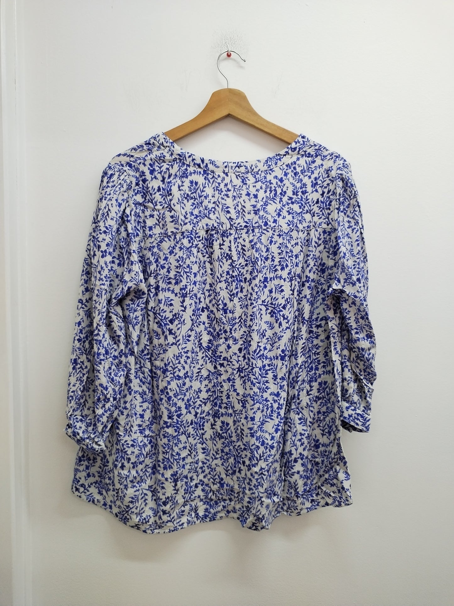 Tunique manches 3/4 Maison 123 blanche fleurie Taille 42