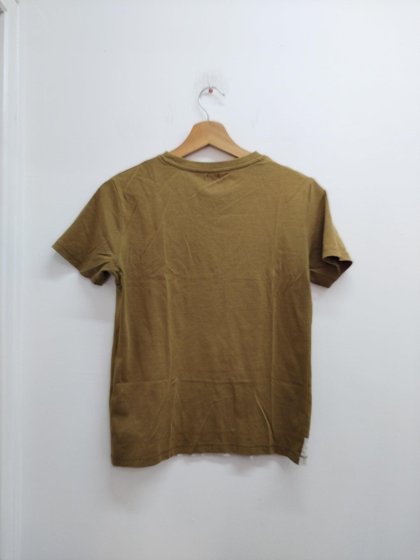 T-shirt Kiabi kaki avec impression Taille 12 Ans