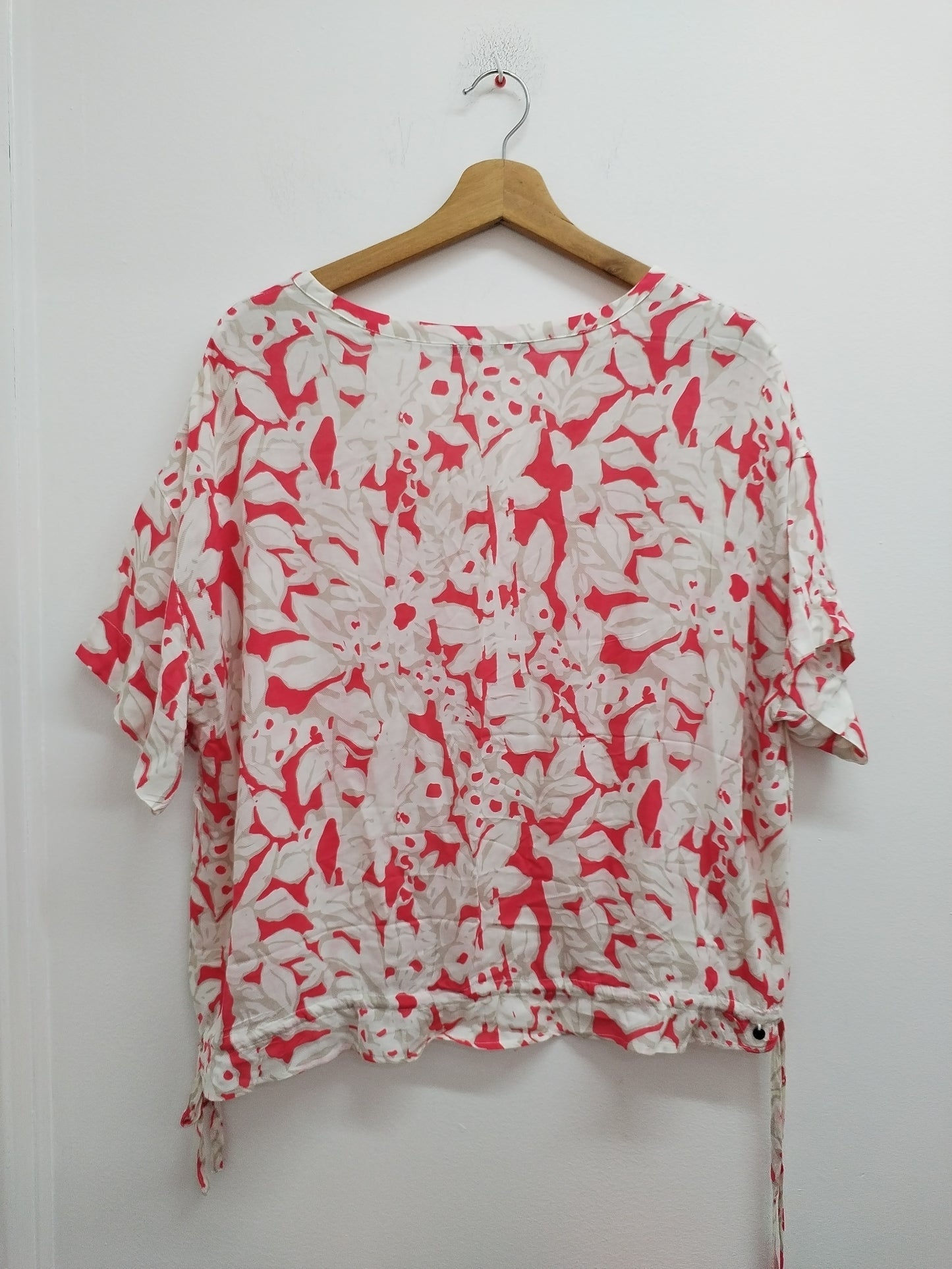 Tunique manches courtes Captain Tortue blanche, rouge et beige Taille 38