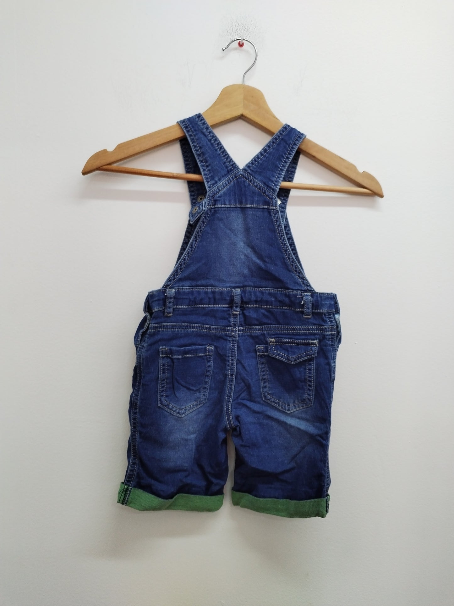 Salopette short en jeans Orchestra bleue Taille 4 Ans