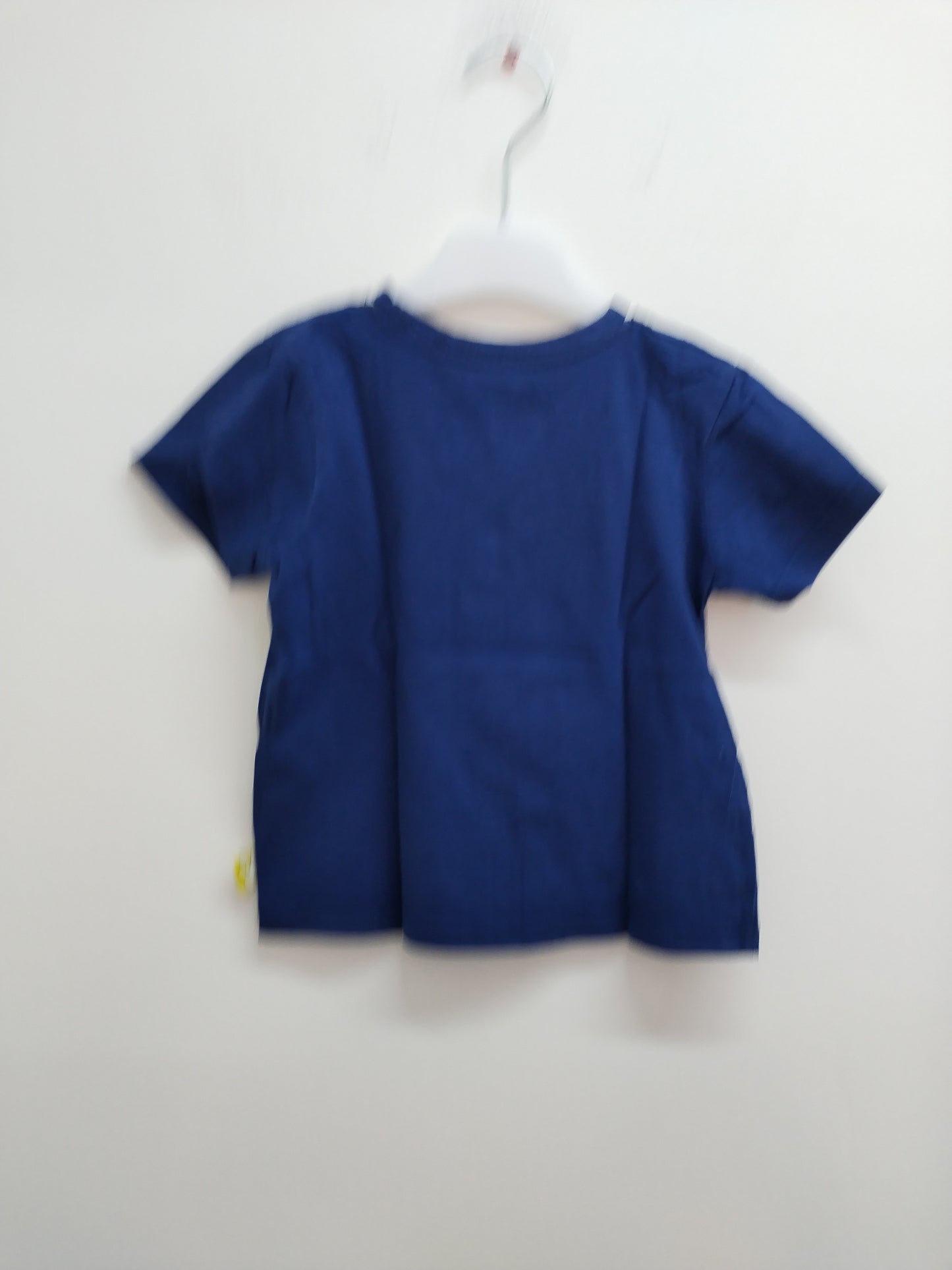 T-shirt Lapins Crétins bleu avec impression Taille 6 Ans