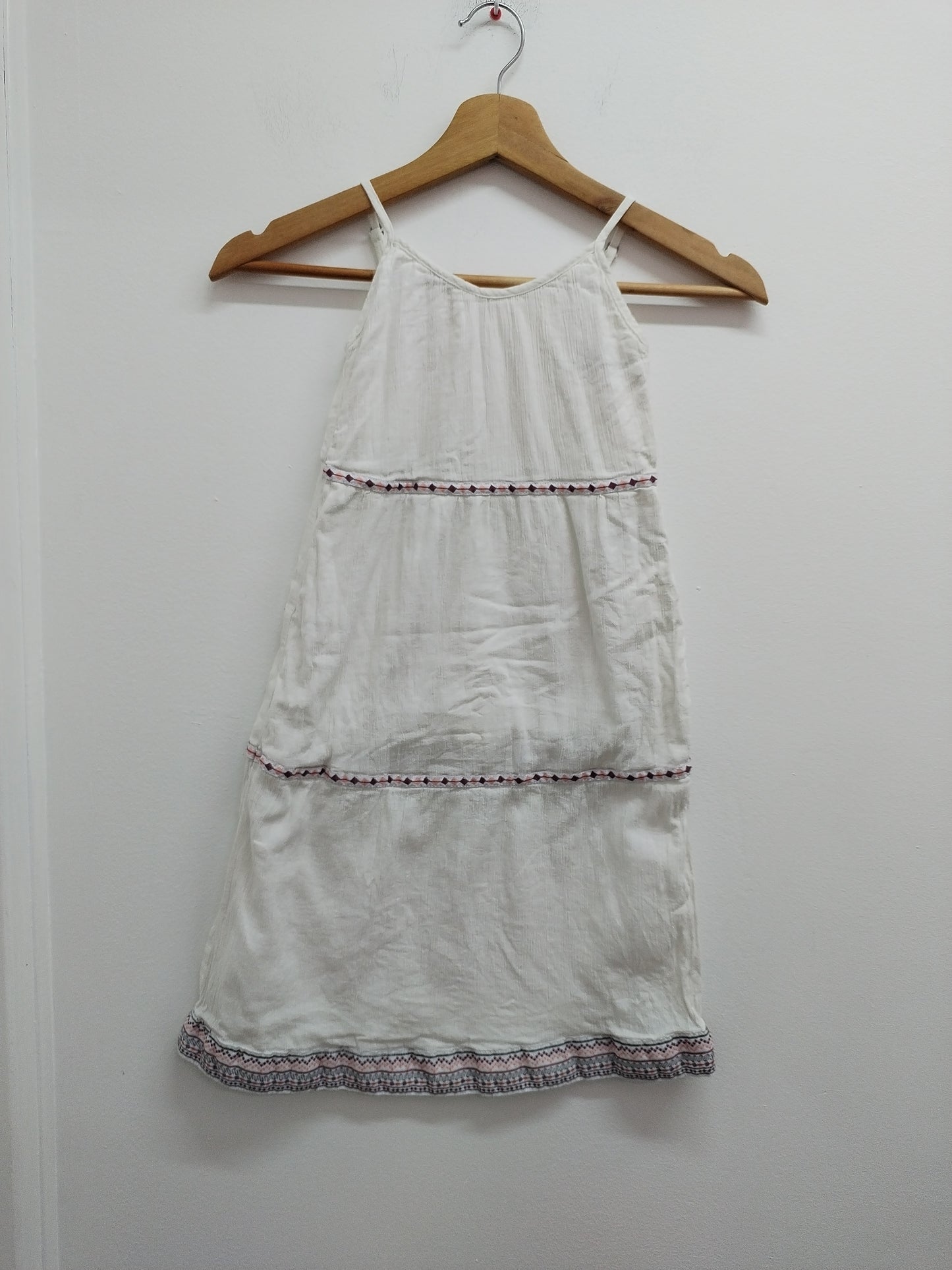 Robe à bretelles Lupilu blanche Taille 3/4 Ans