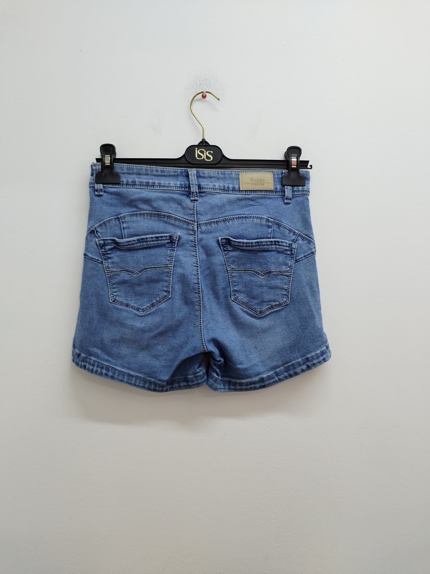 Short en jeans Voggo bleu clair Taille 36