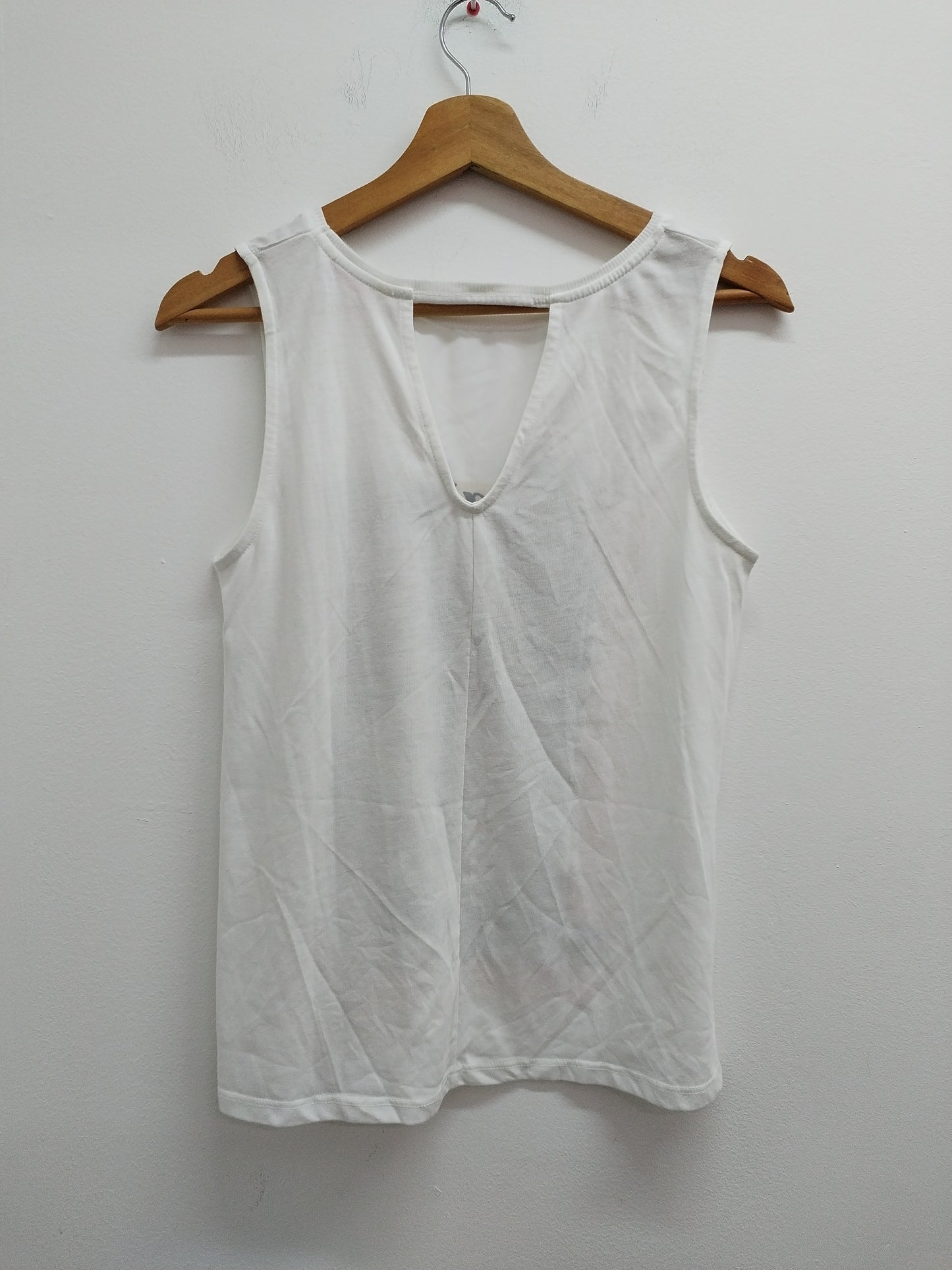 Débardeur Camaïeu blanc avec impression Taille M