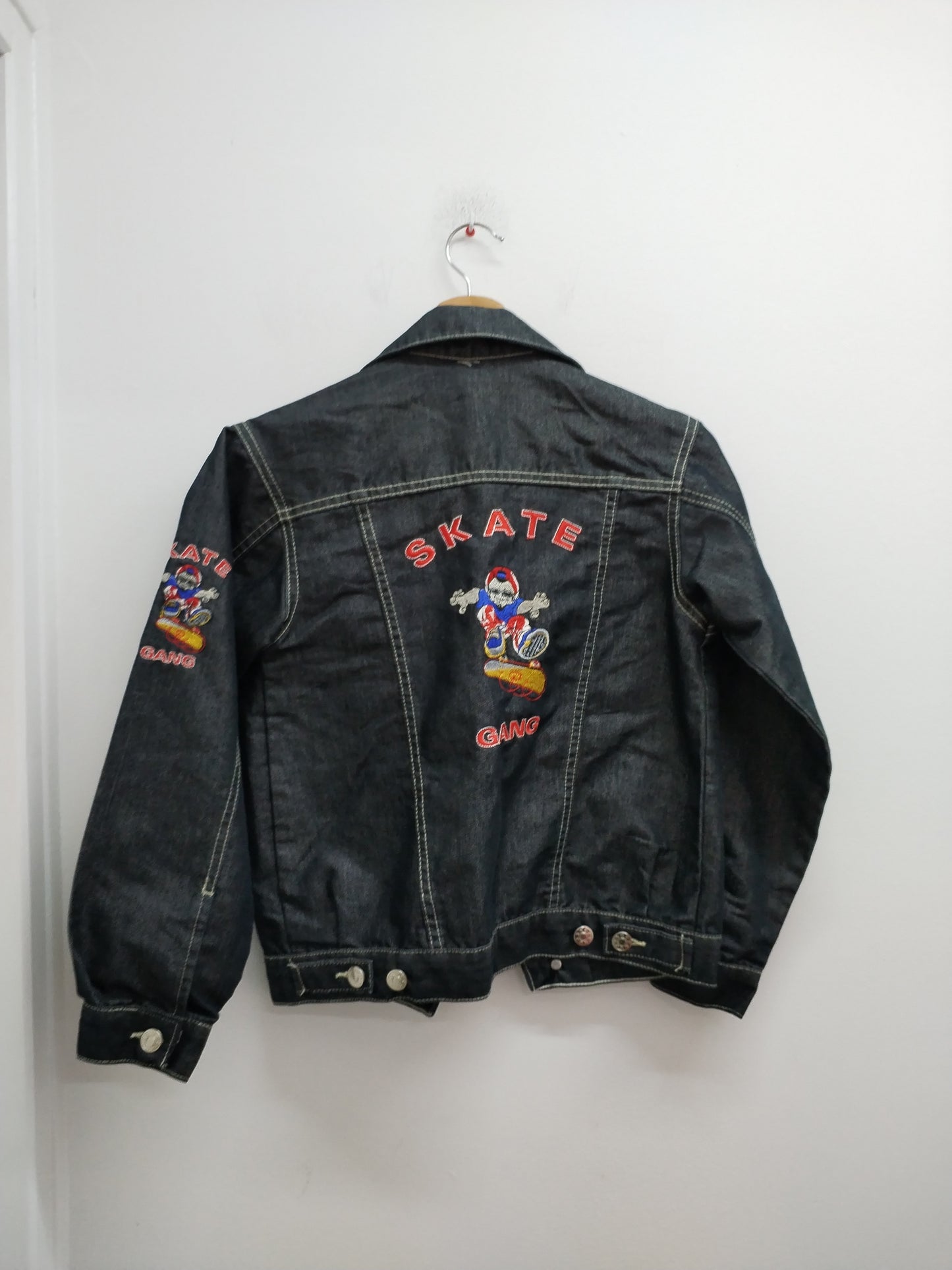 Veste en jeans grise foncé Taille 12 Ans