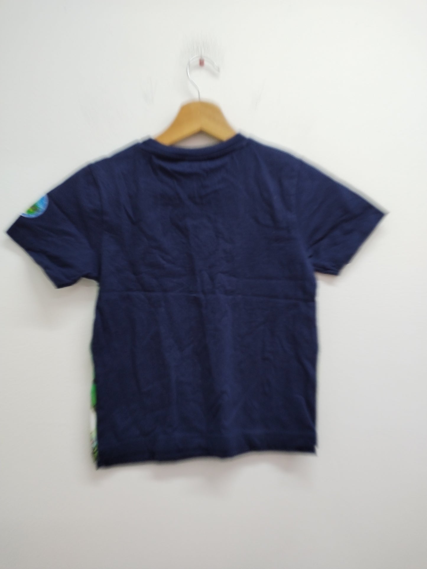 T-shirt Heidi bleu avec impression Taille 6/8 Ans