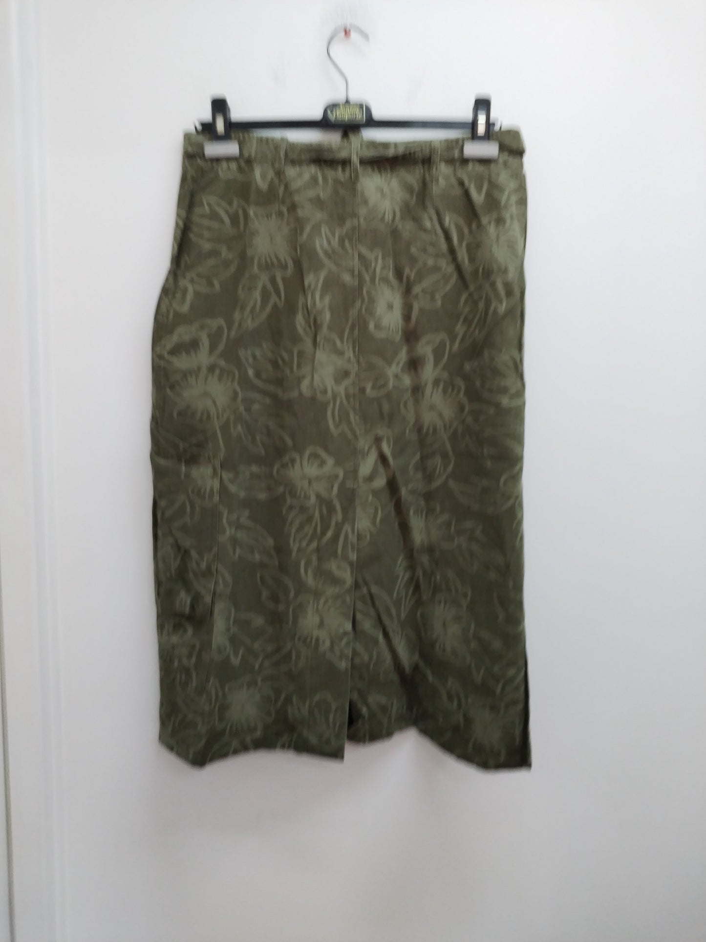 Jupe longue Affinités By Armand Thiery kaki fleurie Taille 44