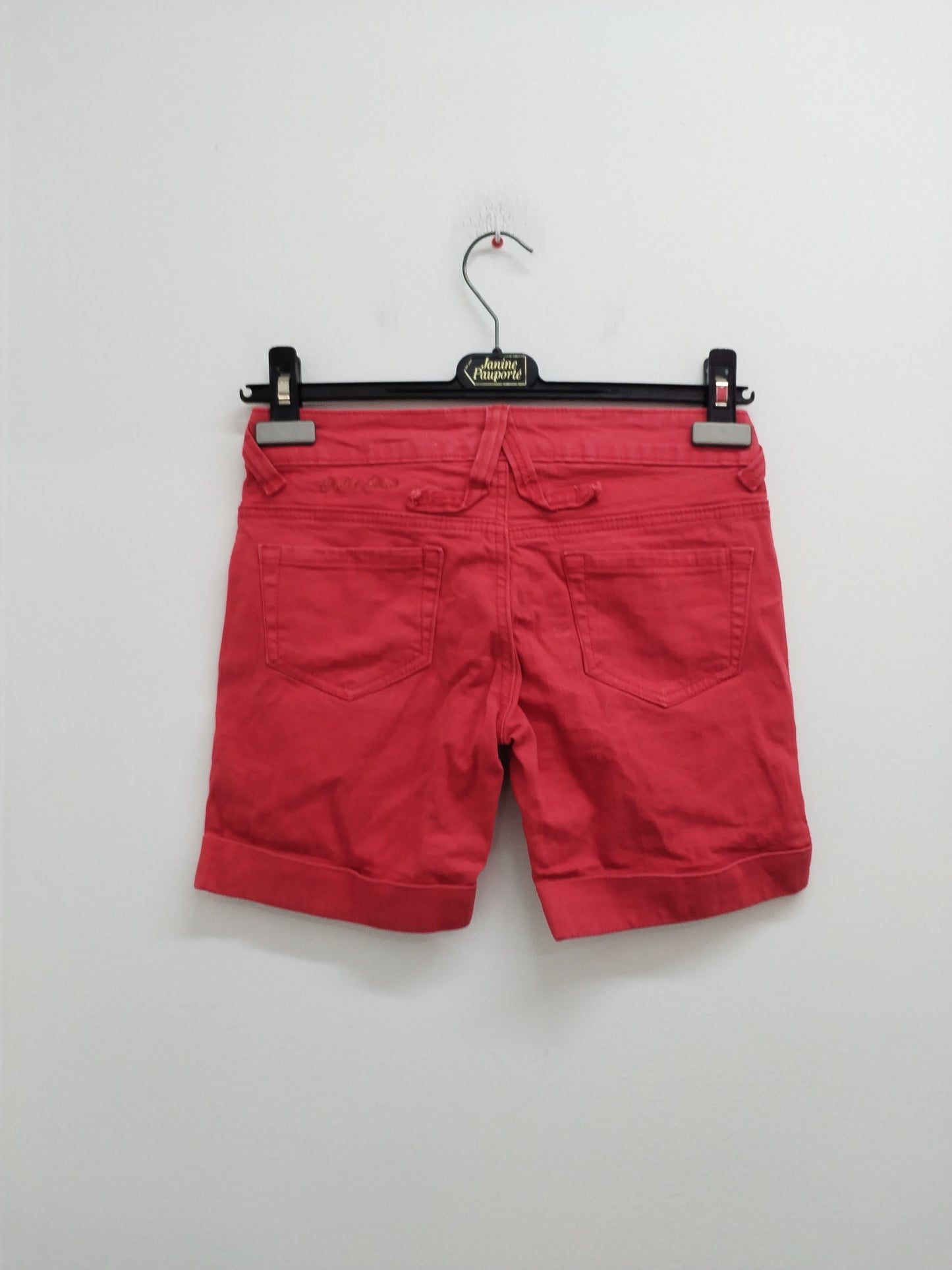 Short Chelly Jeans rouge Taille 36