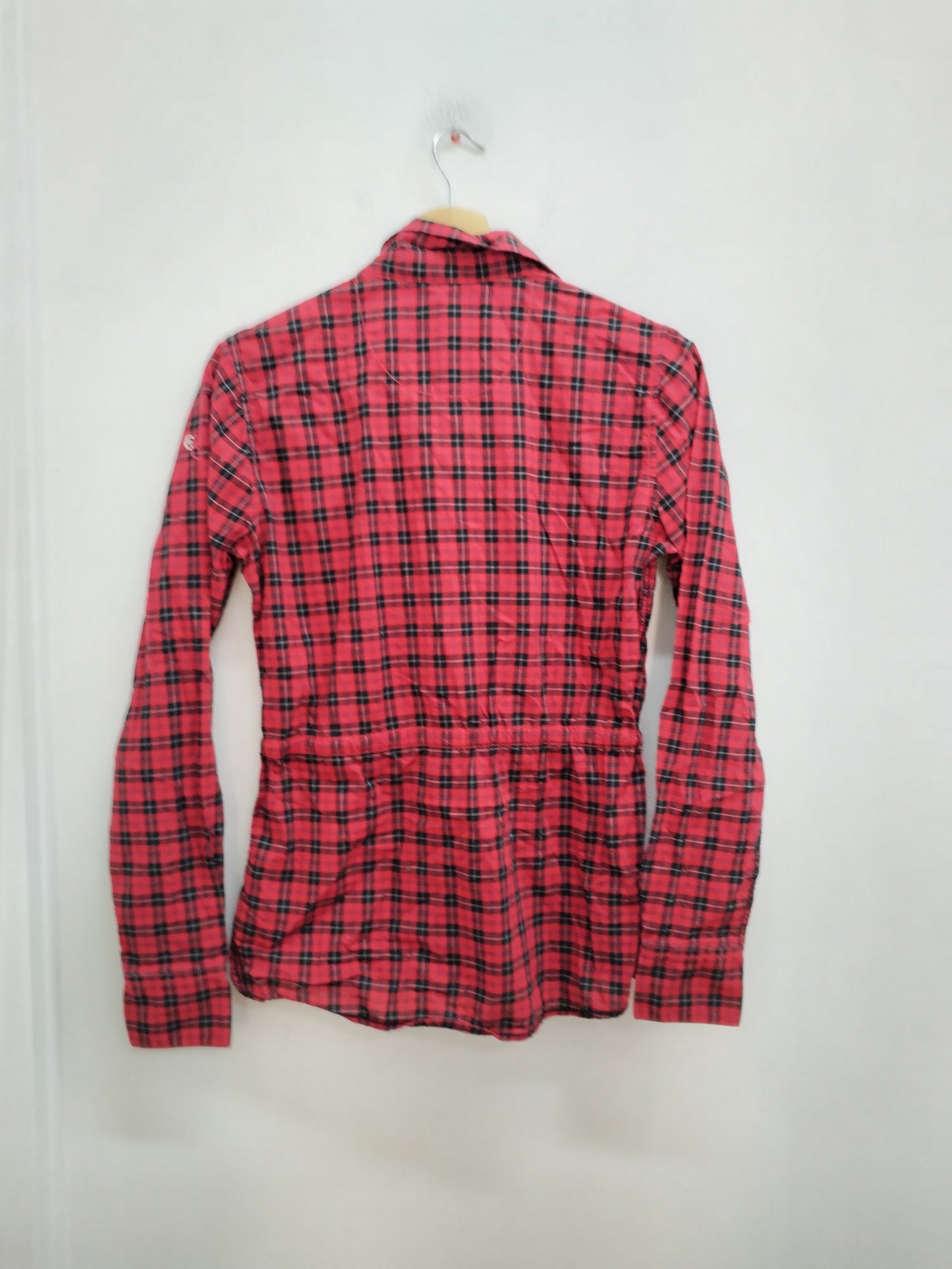 Chemise manches longues Esprit rouge à carreaux Taille 16 Ans