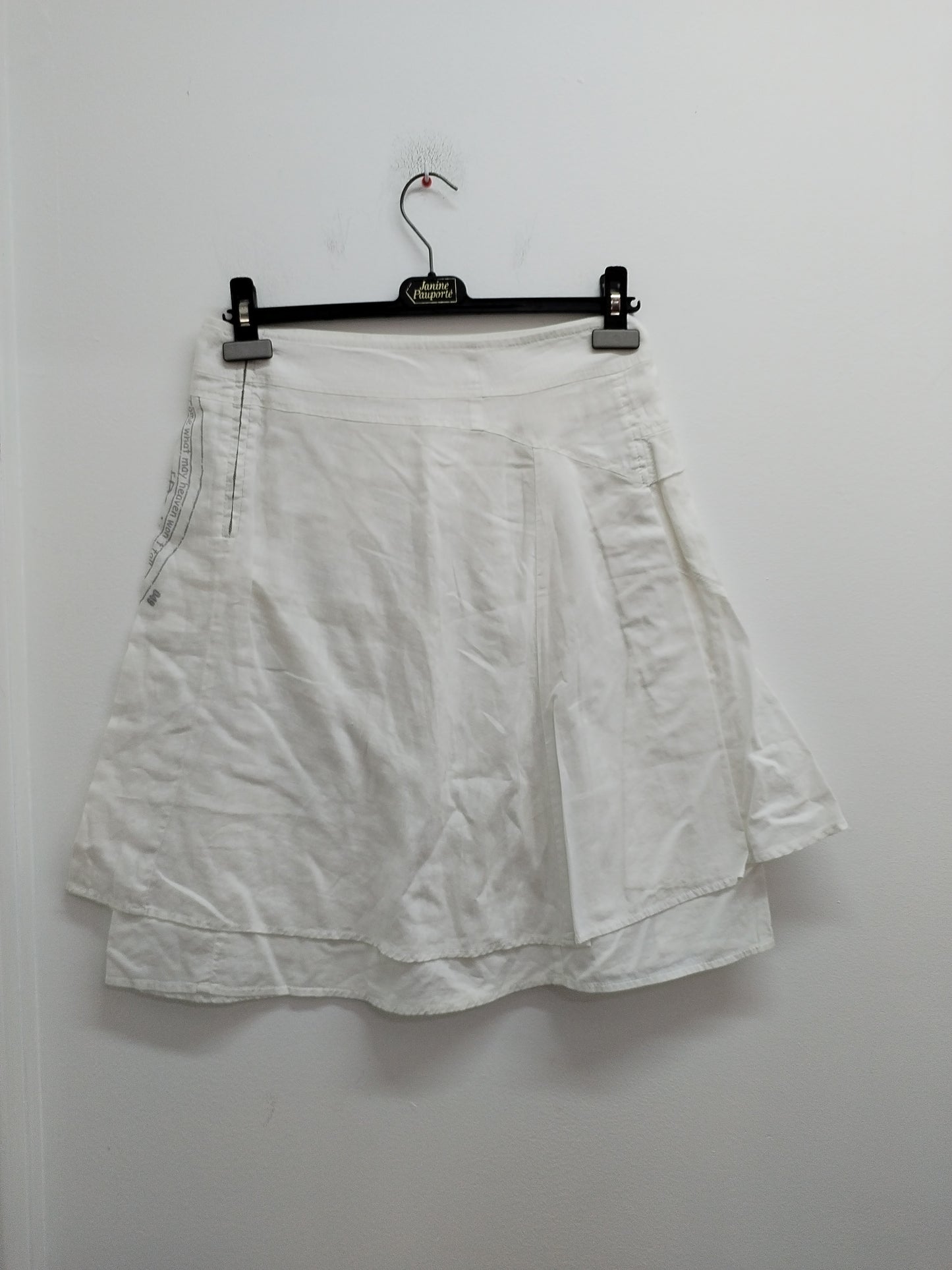 Jupe Jacqueline Riu blanche avec impression Taille 38