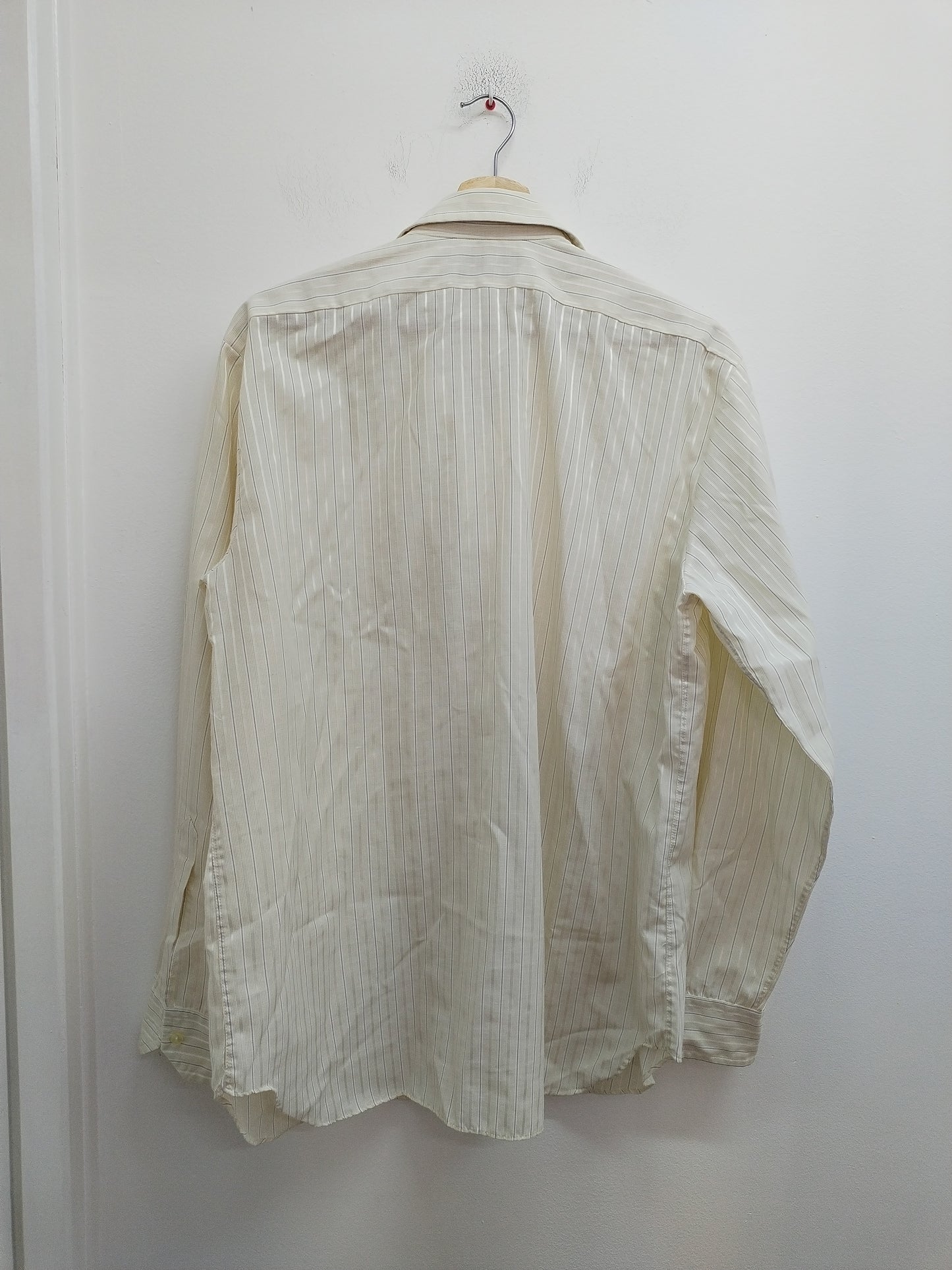 Chemise manches longues Harryland beige rayée Taille L