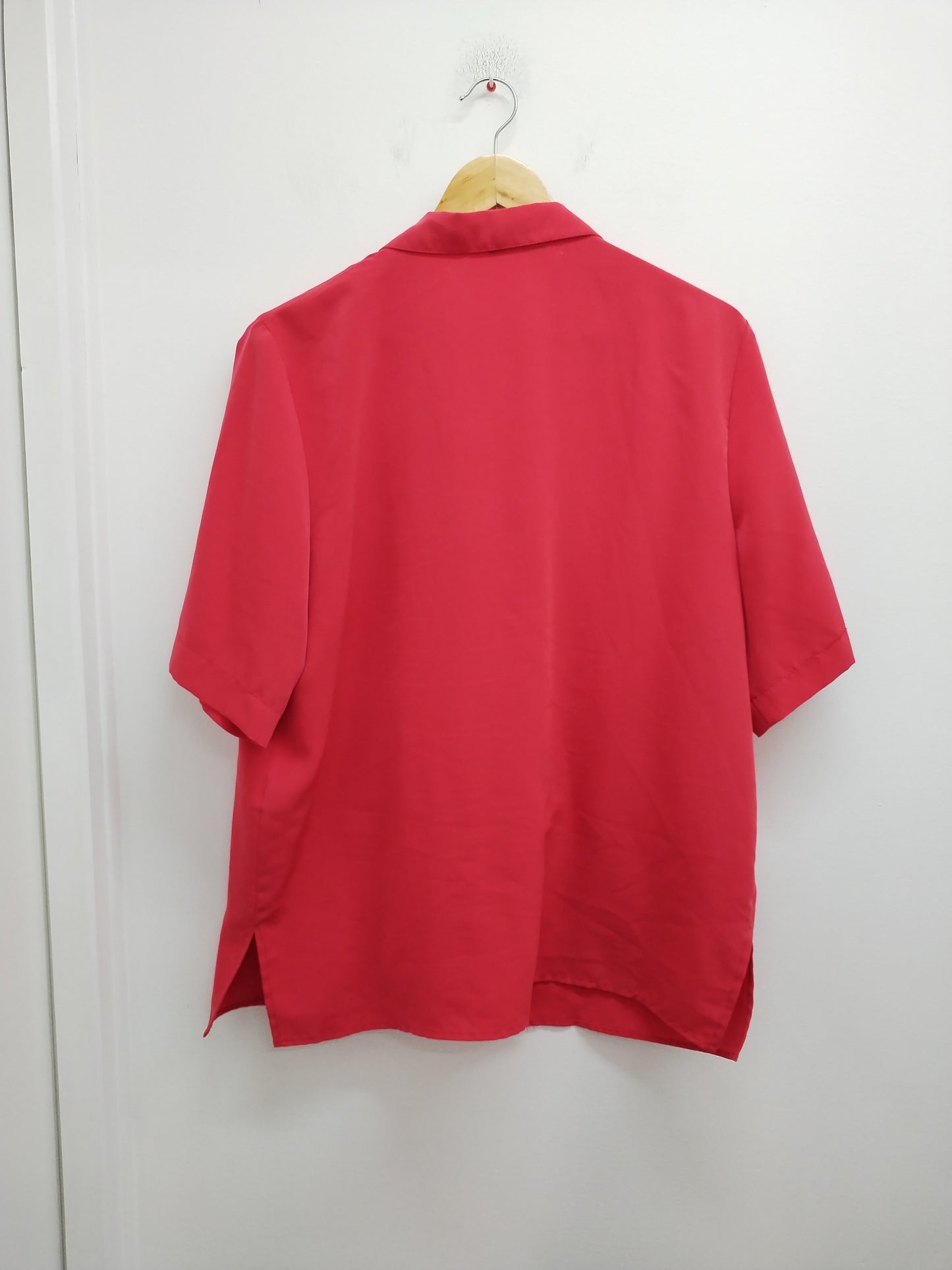 Chemise manches courtes Sarah b. rouge Taille XL