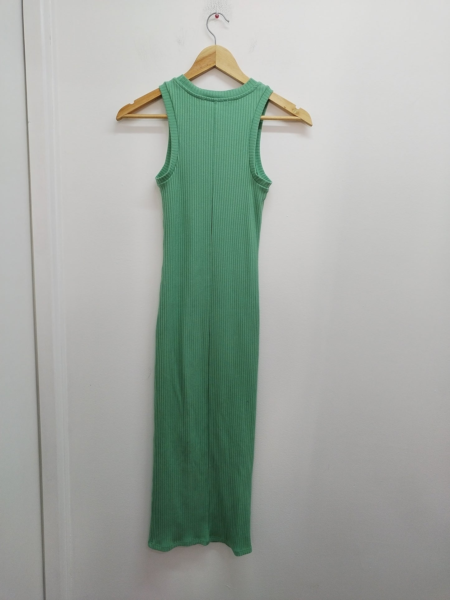 Robe longue sans manches Primark vert pastel Taille 32