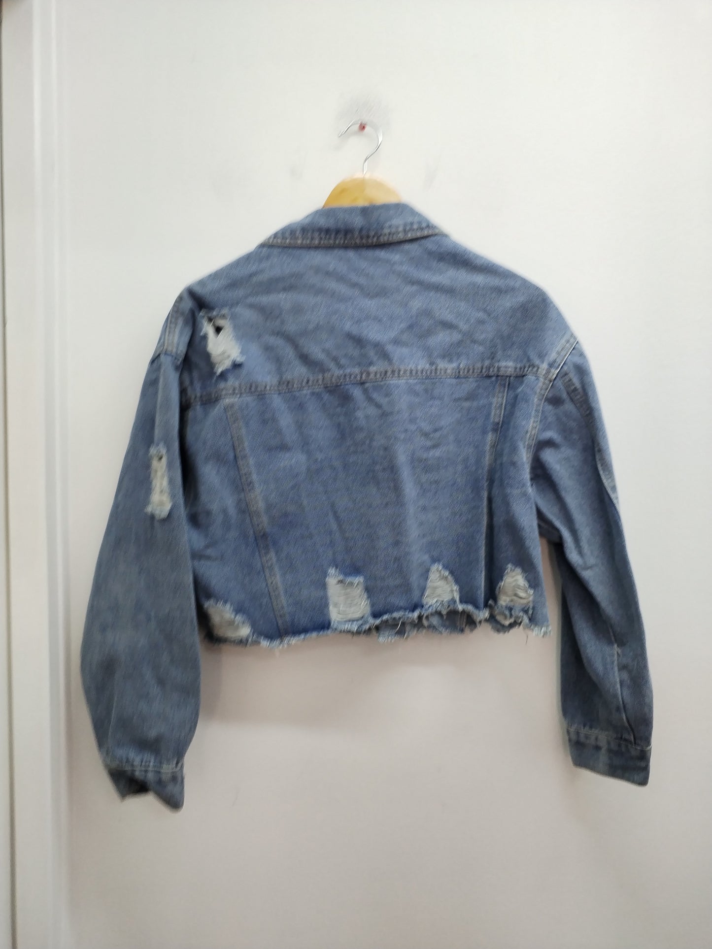 Veste courte en jeans Shein bleue claire Taille S