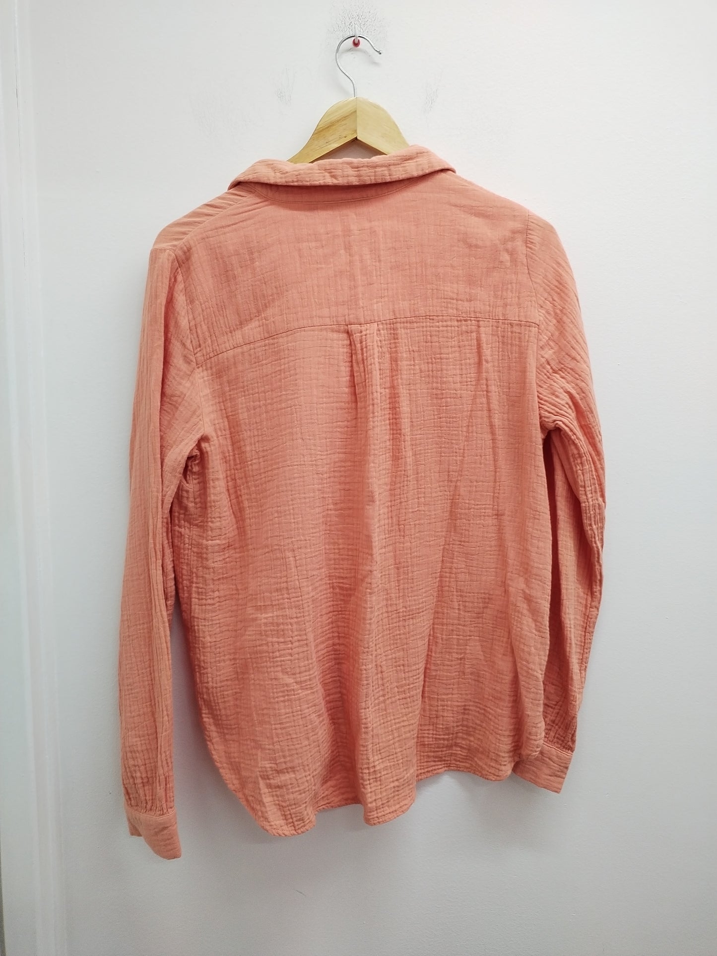Chemise manches longues Kiabi saumon Taille M
