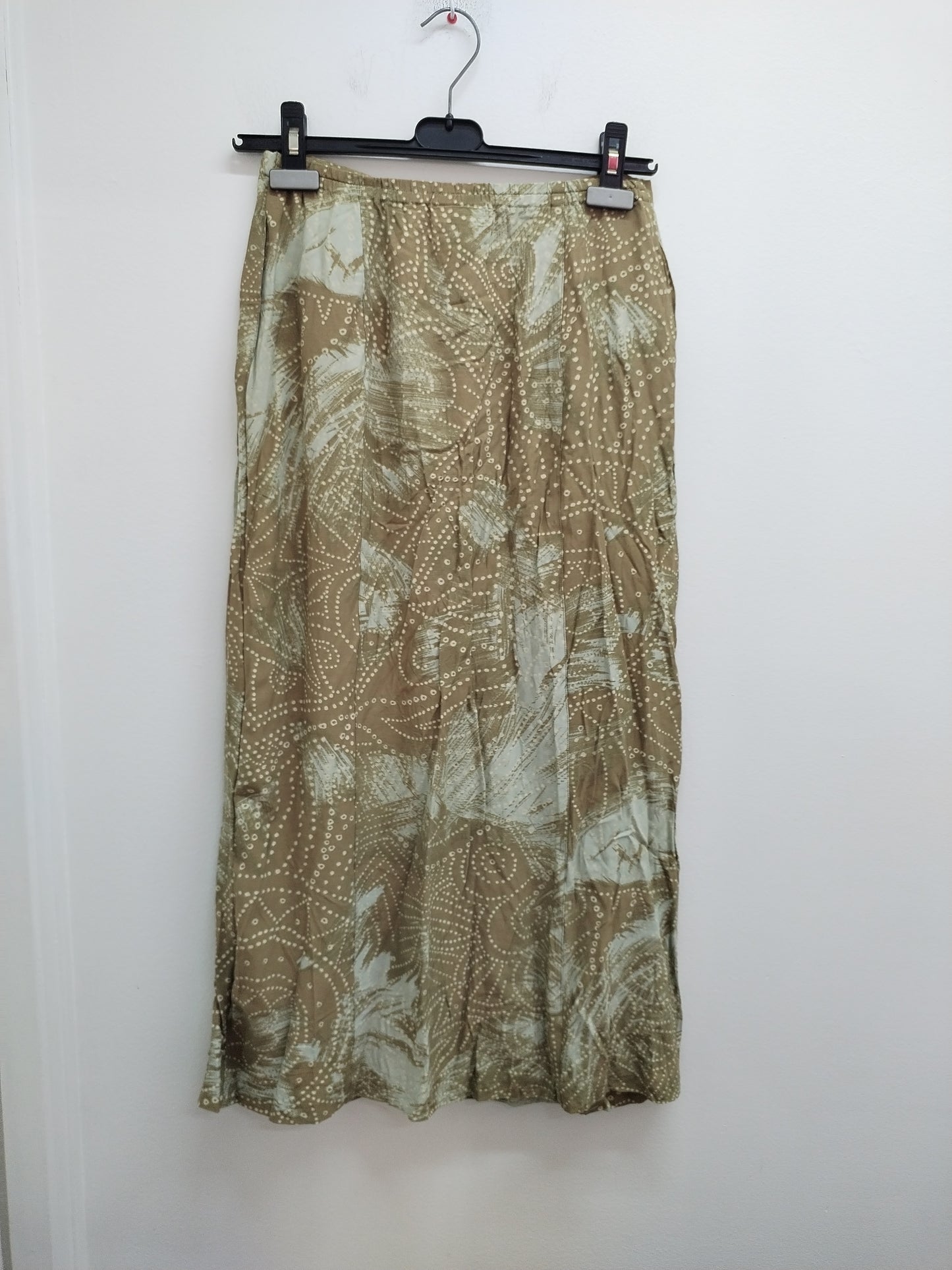Jupe longue Chacok beige à motifs Taille S