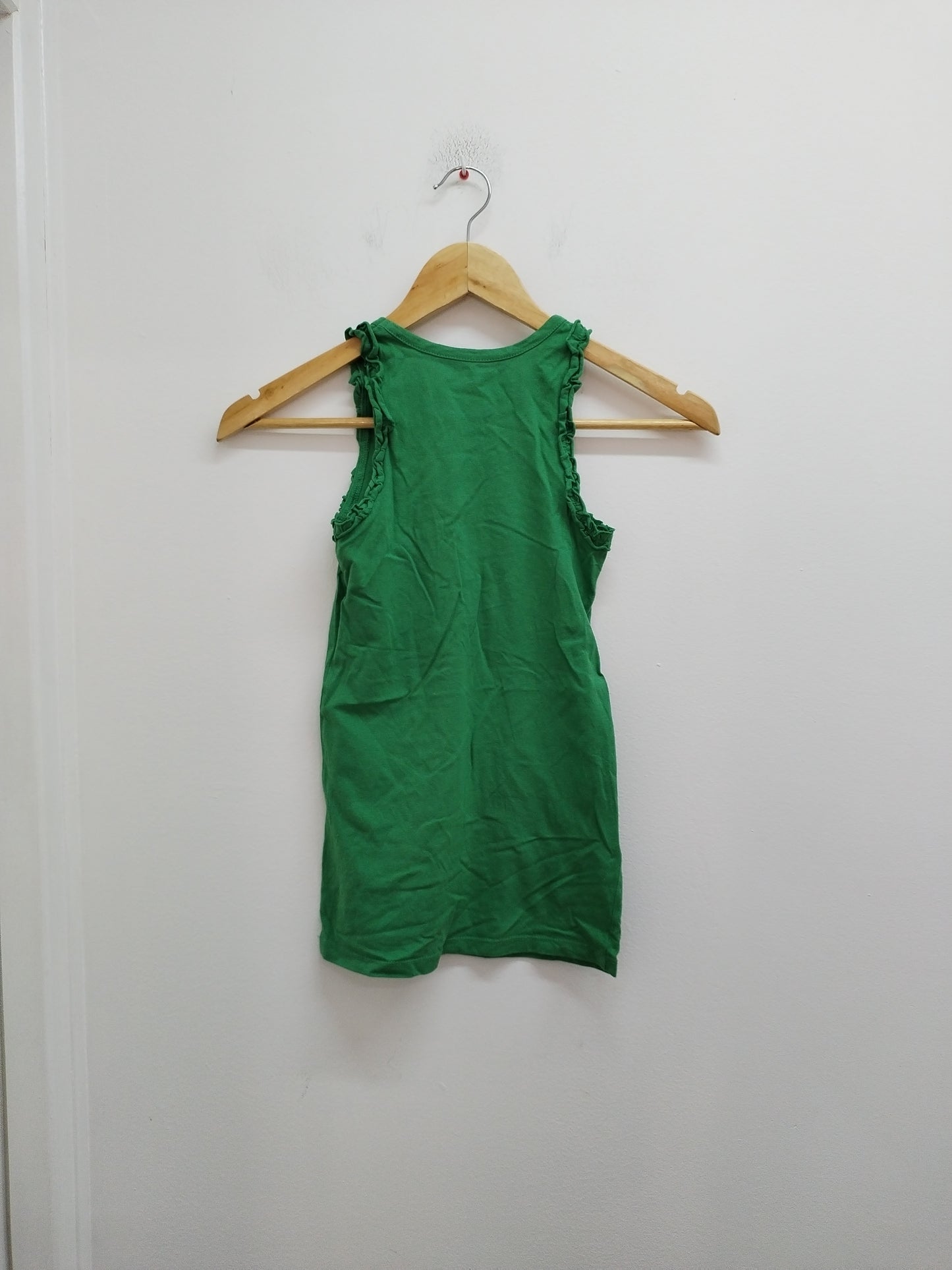Robe sans manches Kiabi verte avec impression Taille 5 Ans