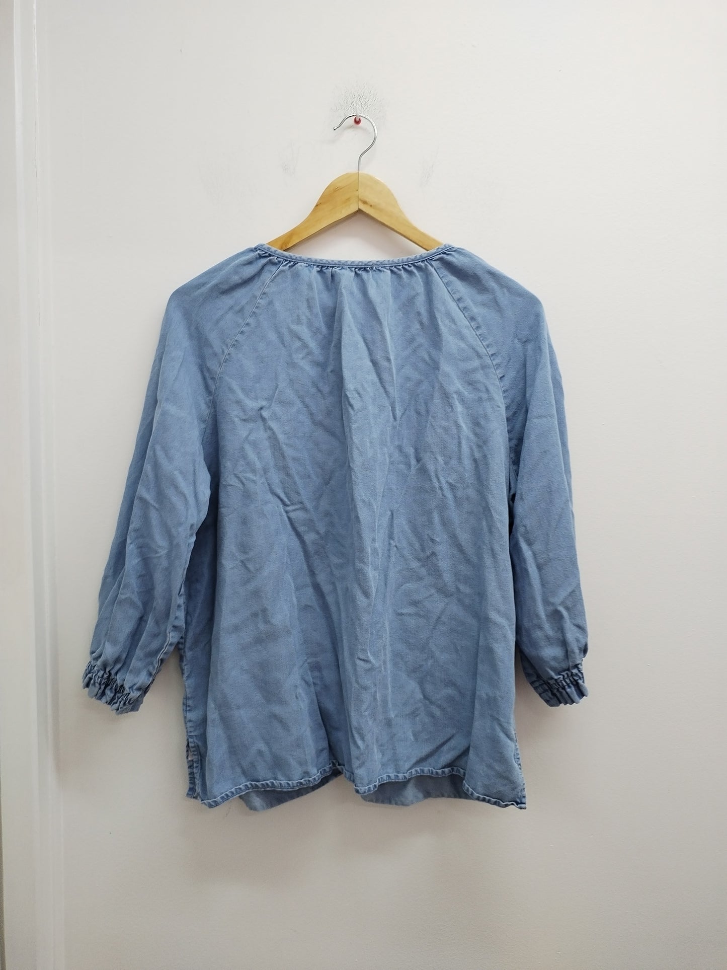 Tunique manches 3/4 Gémo bleu jeans Taille 44