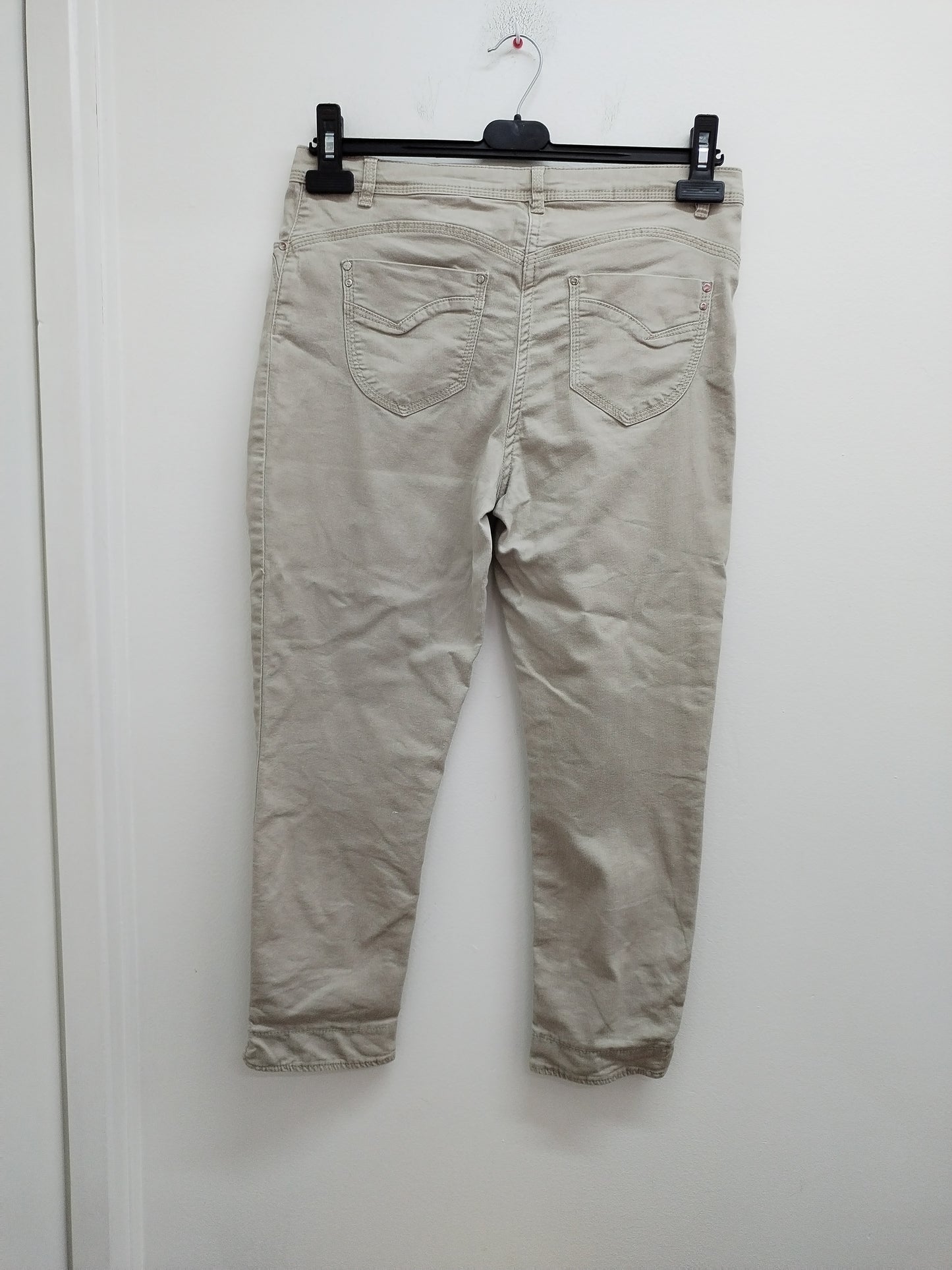 Pantacourt en jeans Bréal beige foncé Taille 36