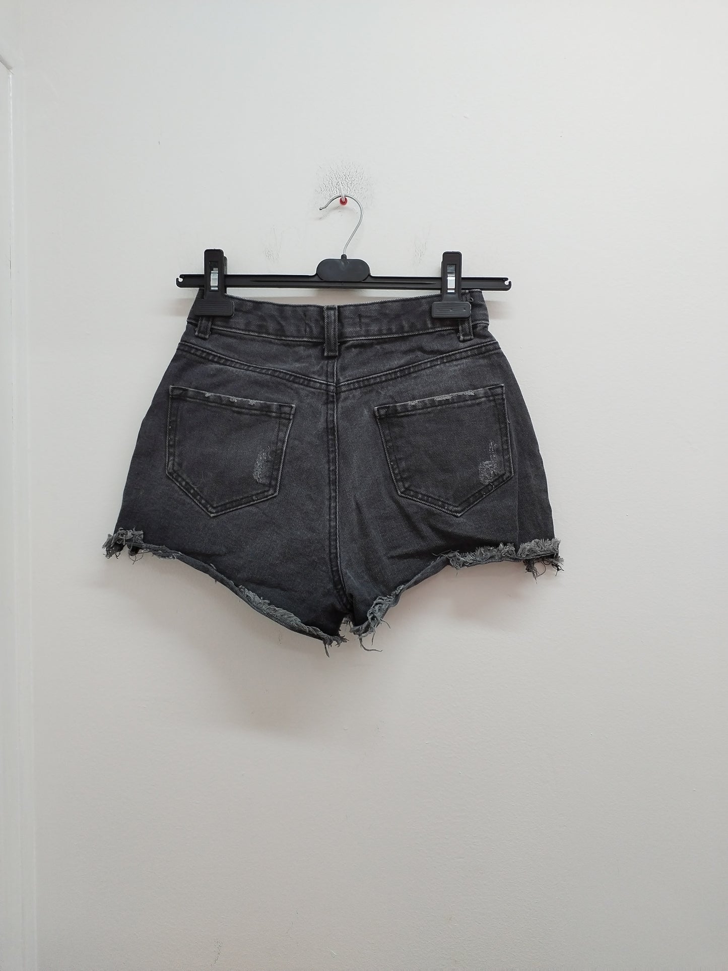 Short en jeans taille haute Denim Co gris Taille 36