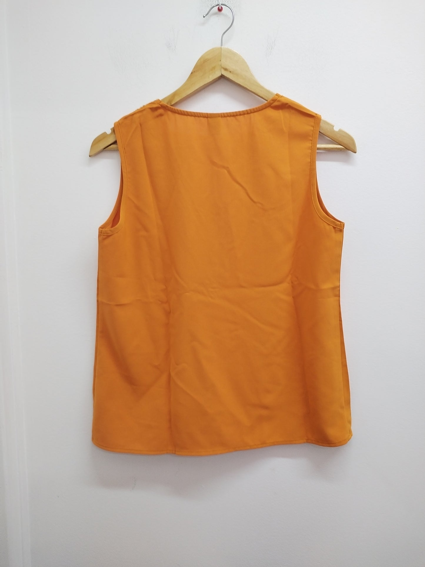 Débardeur fluide Shein orange avec dentelle Taille S