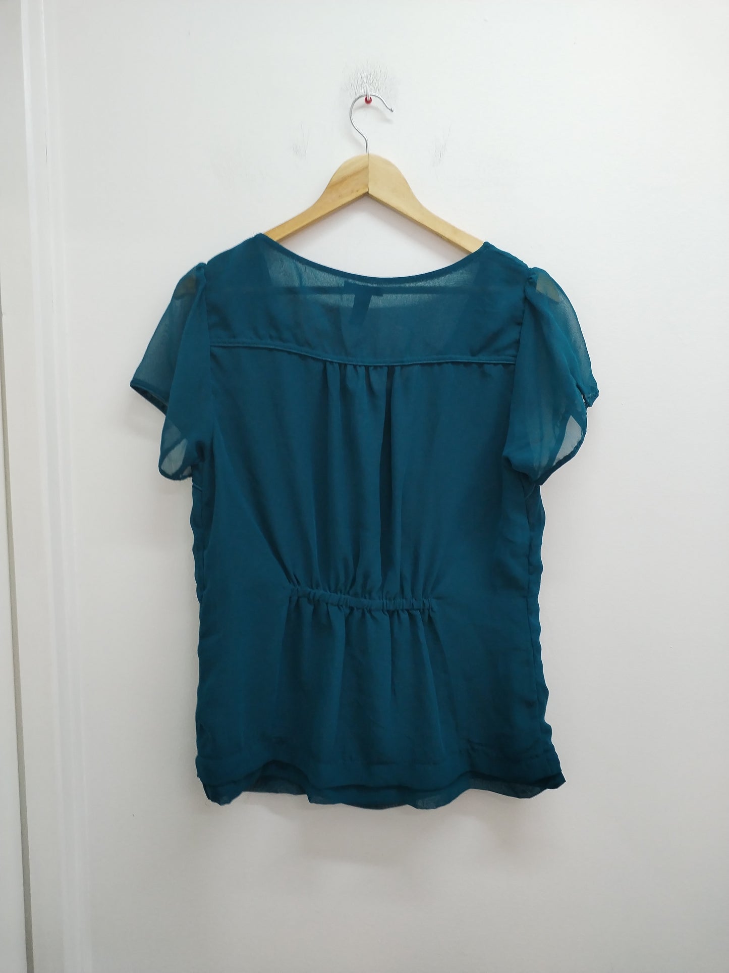 Tunique manches courtes H&M bleu canard Taille 40
