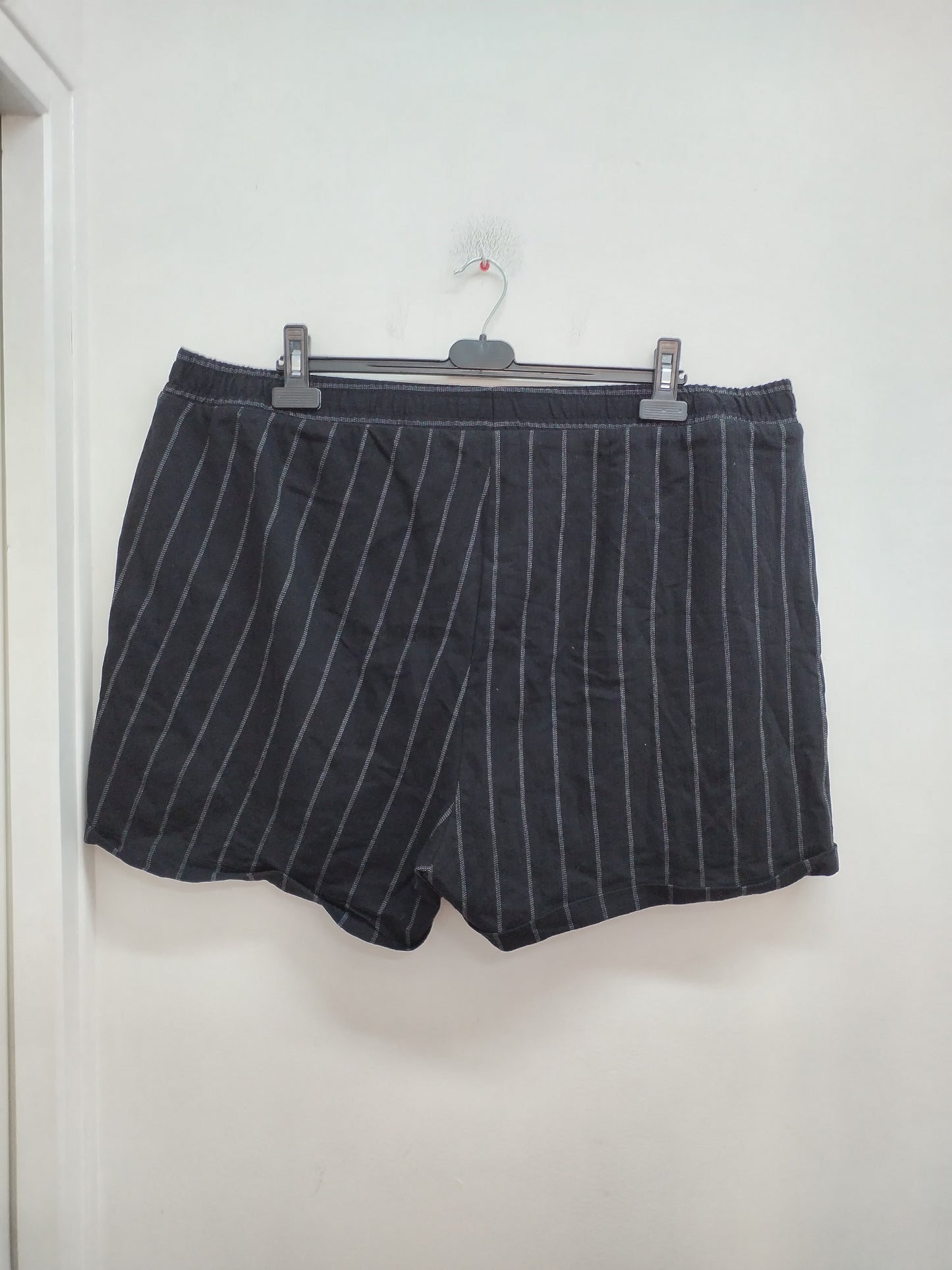 Short C&A noir rayé blanc Taille XXL