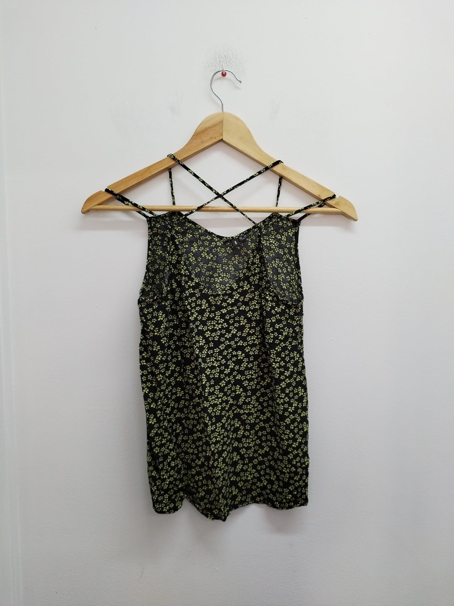 Débardeur Vero Moda noir fleuri Taille XS