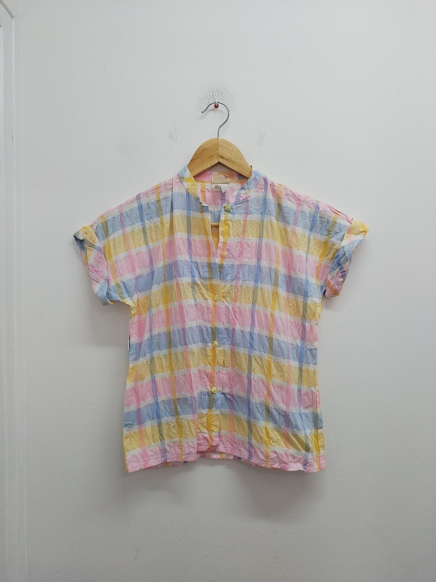 Chemise manches courtes Petit Bateau à carreaux Taille 10 Ans