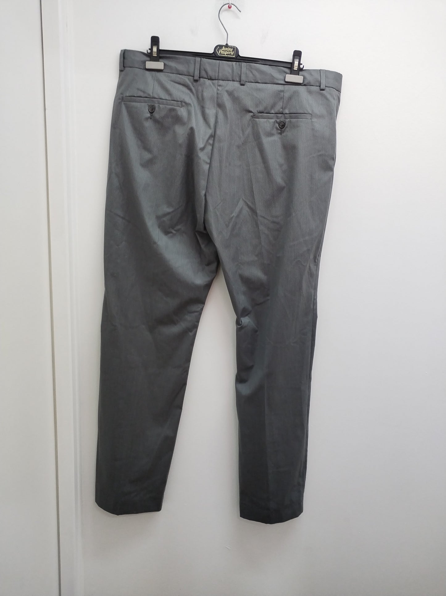 Pantalon Tex Man gris à petites rayures Taille 52