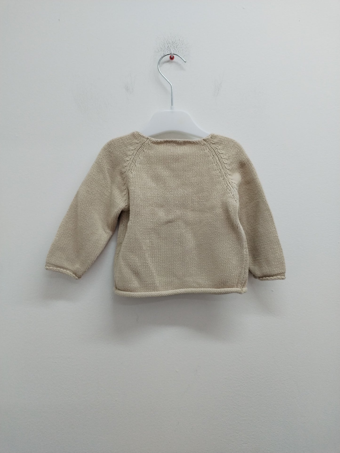 Gilet Vertbaudet beige Taille 9 Mois