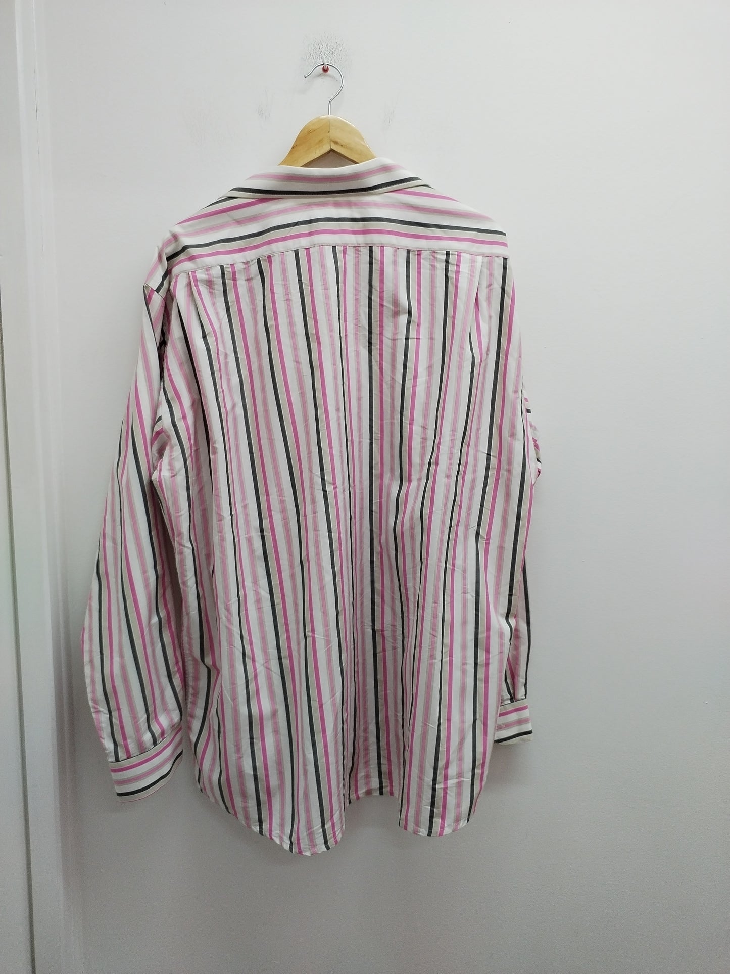 Chemise Armorial grise, blanche et rose rayée Taille 46