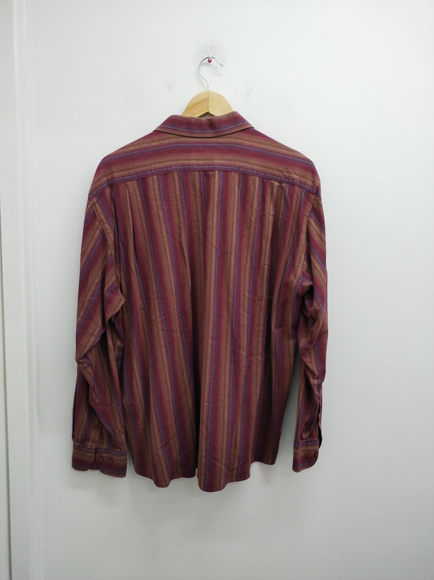 Chemise Armorial rayée bordeaux Taille 2XL